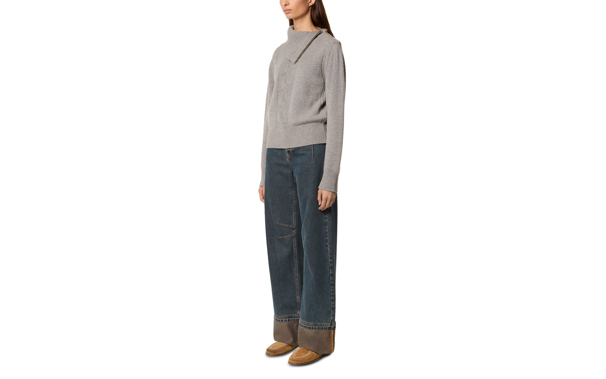 Messo Asymmetrical Sweater — Image 6