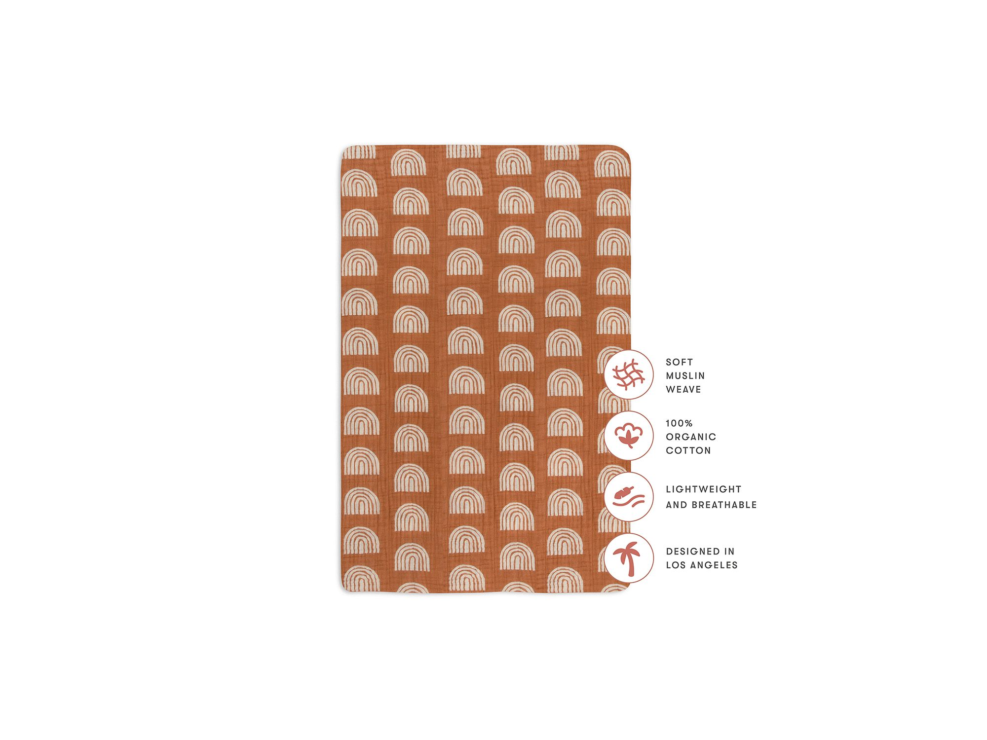Mini Crib Sheet in GOTS Certified Organic Muslin Cotton — Image 6
