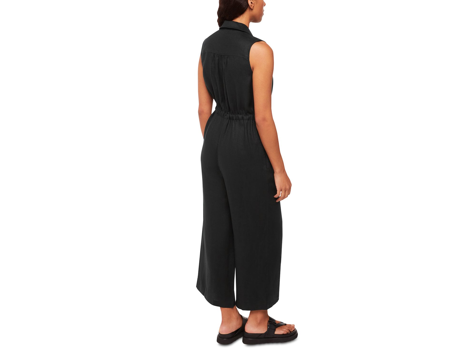 Bella Linen Wrap Jumpsuit — Image 5