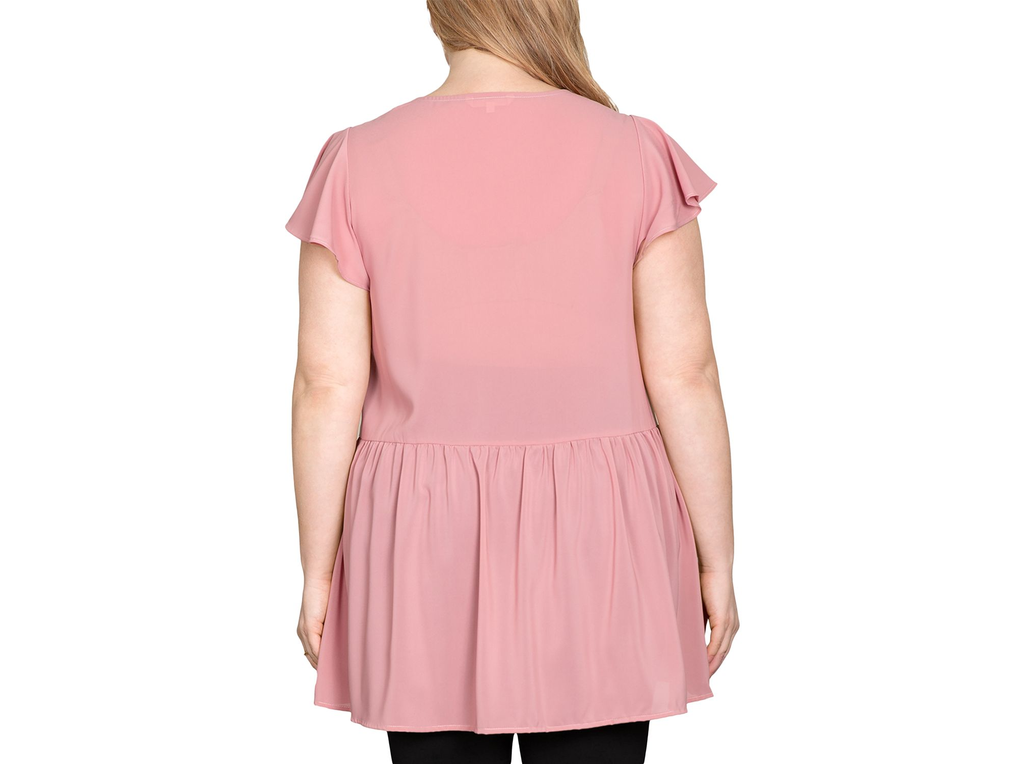 V Neck High Low Tunic — Image 3
