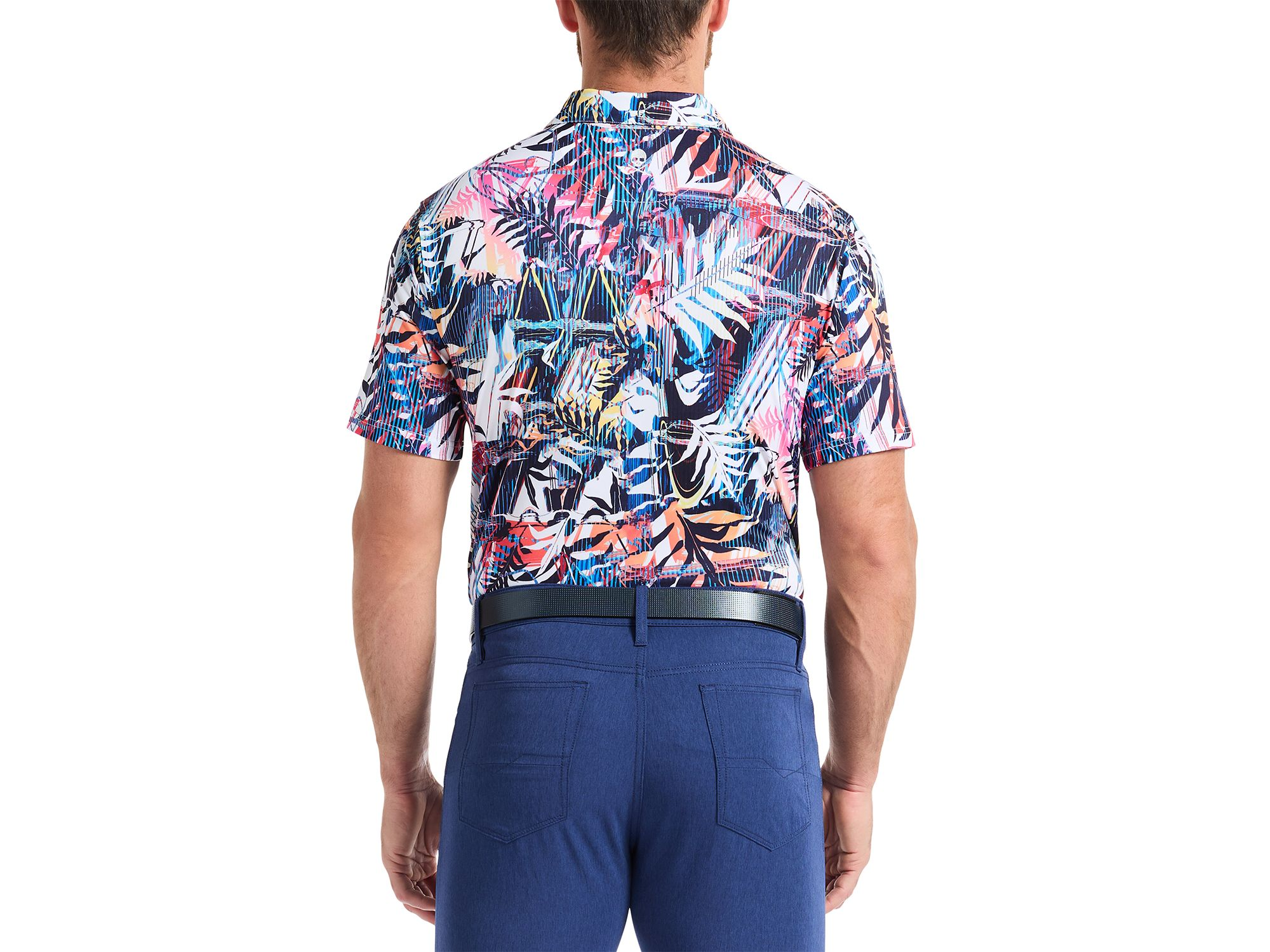 Palm Dreams Knit Polo Shirt — Image 4