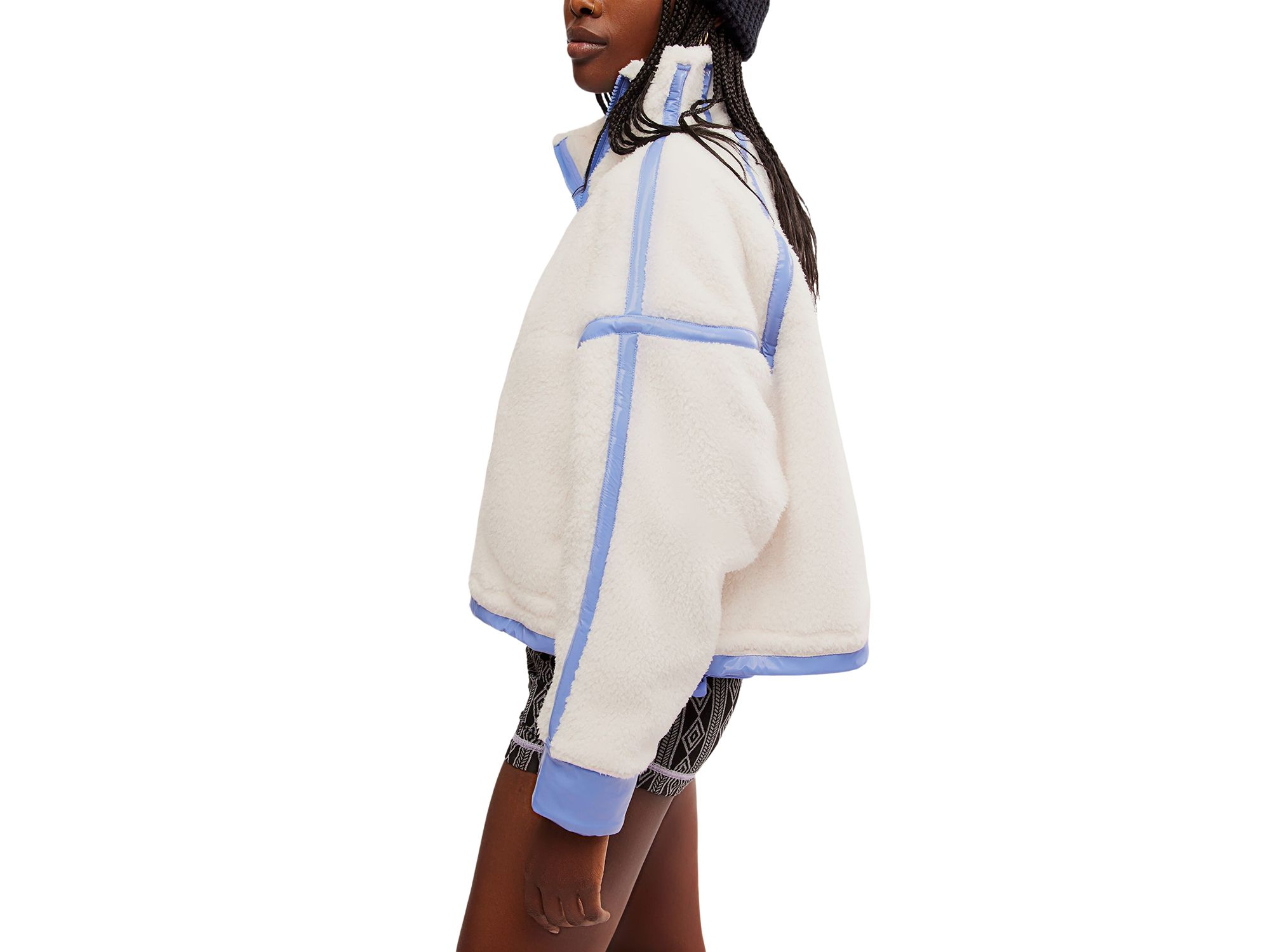 Mountain High Shine Half Zip Sweatshirt — Image 5