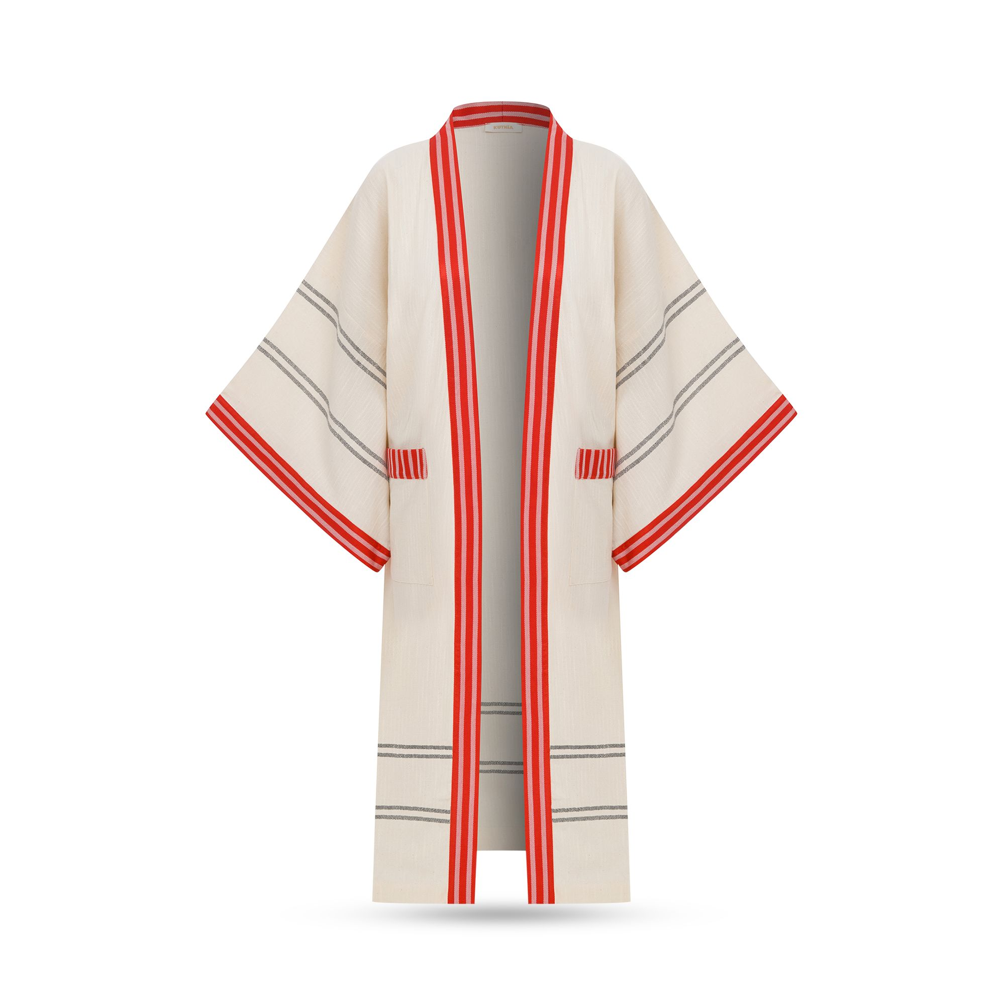 Peshtemal Kimono with Kutnu Trim — Image 4