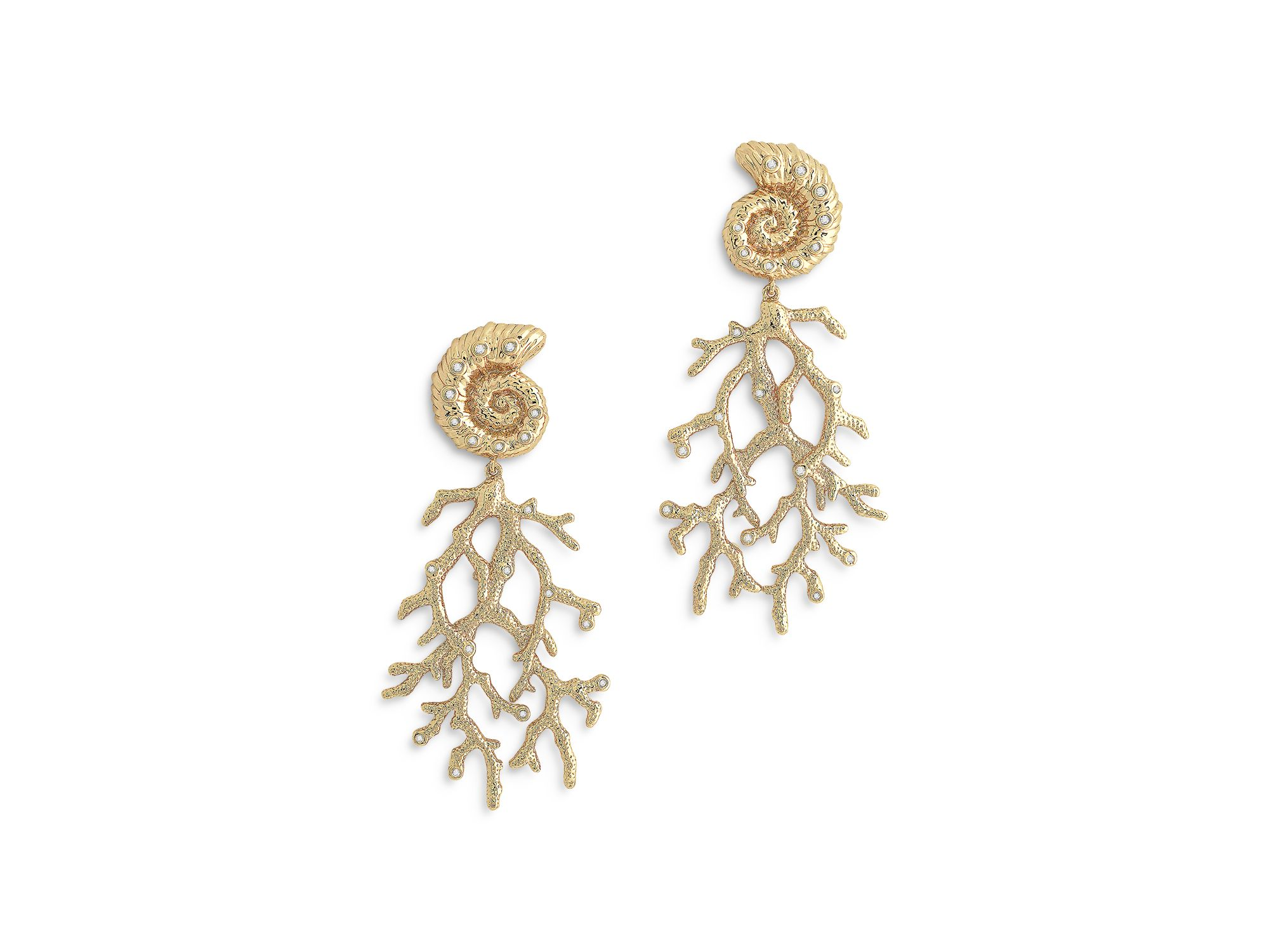 Shell Drop Earrings — Image 4