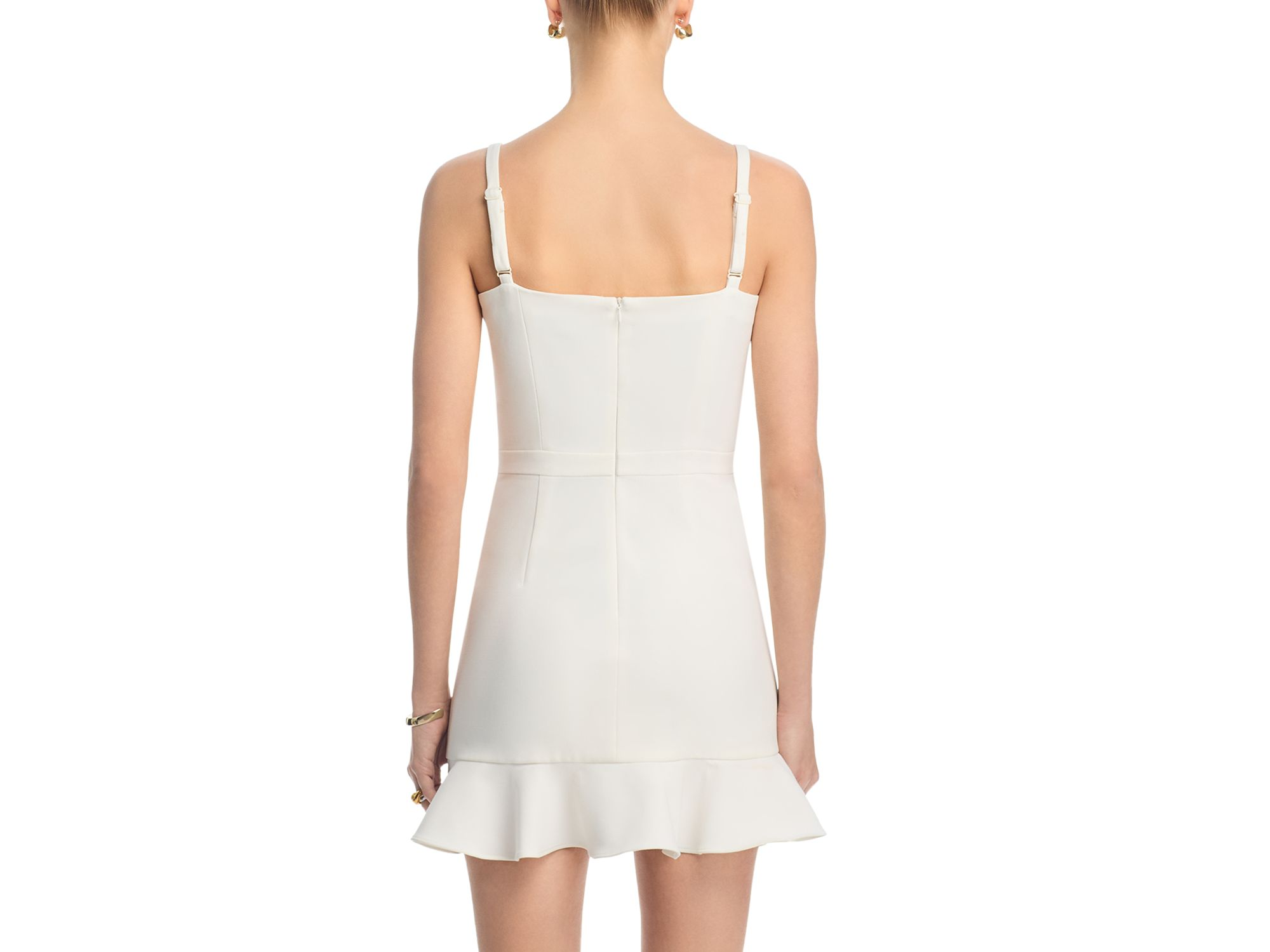 Whisper Frilled Hem Minidress — Image 3