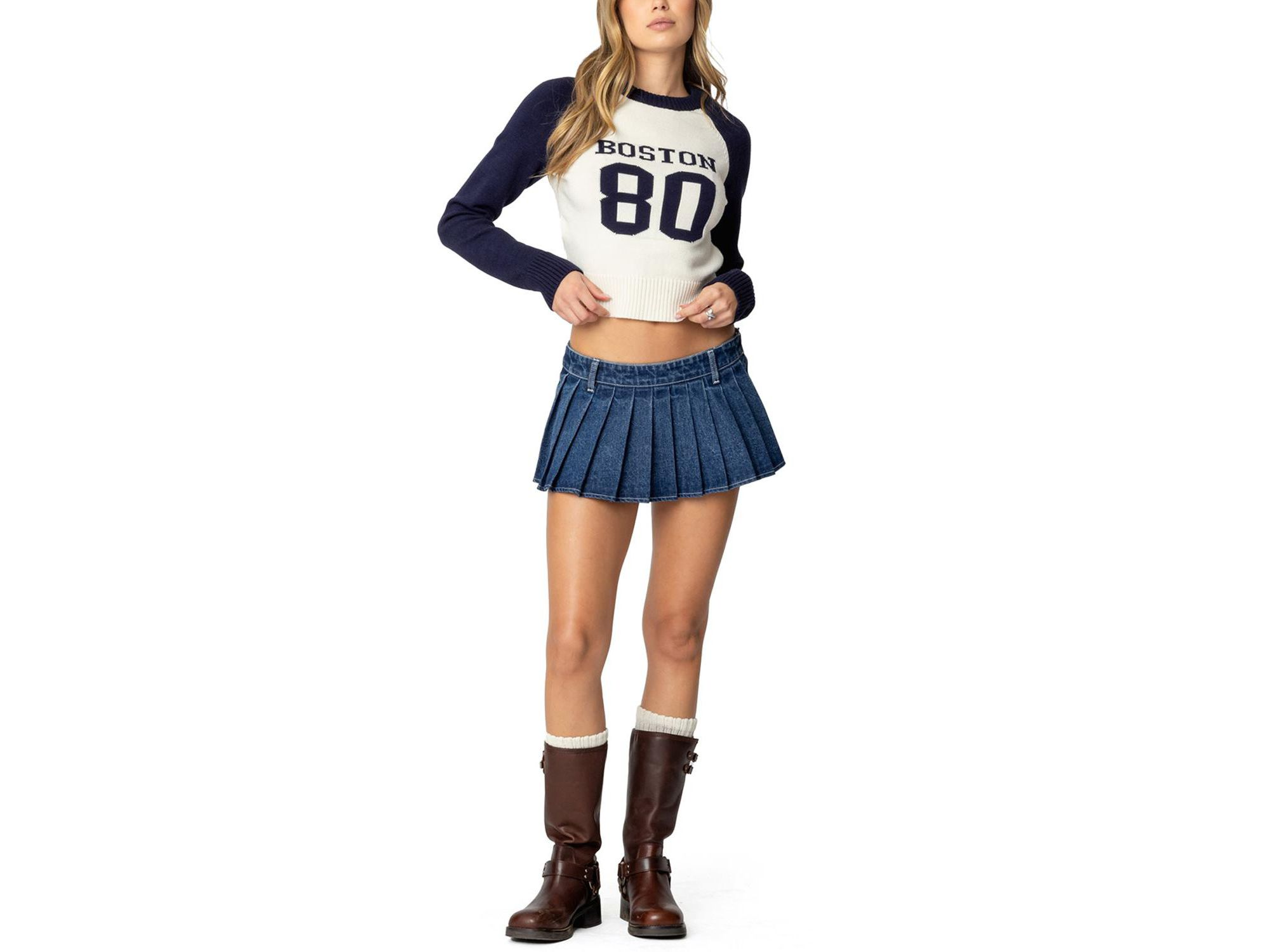 Boston Babe Raglan Sweater — Image 3