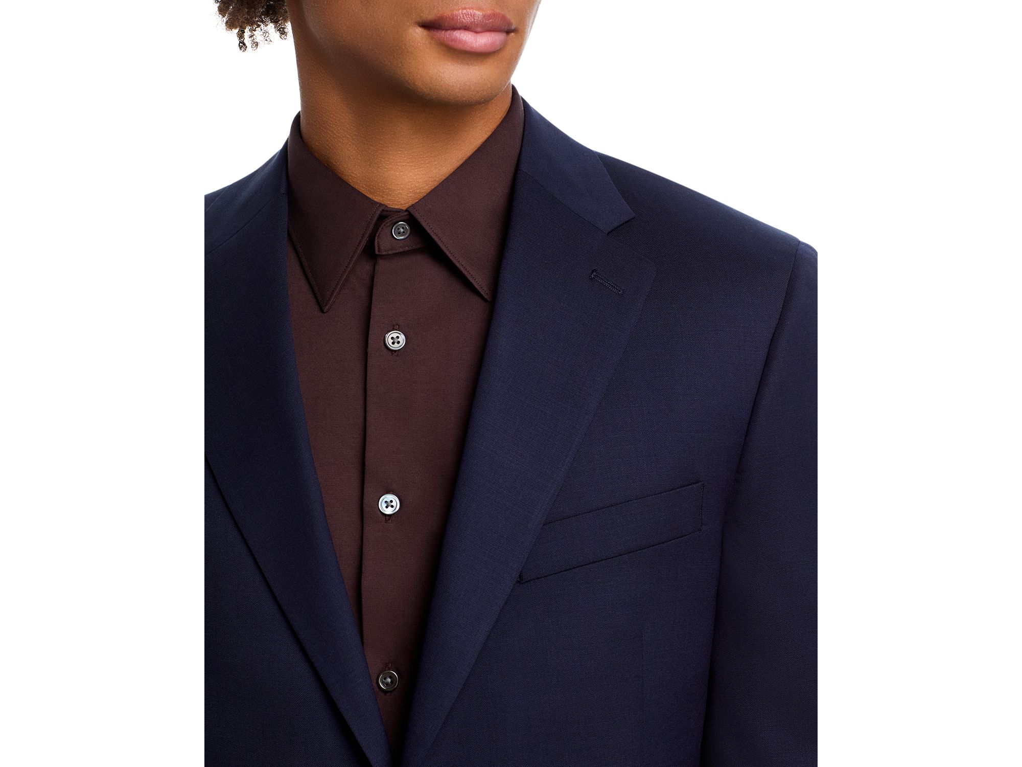 New York Solid Regular Fit Sport Coat — Image 3