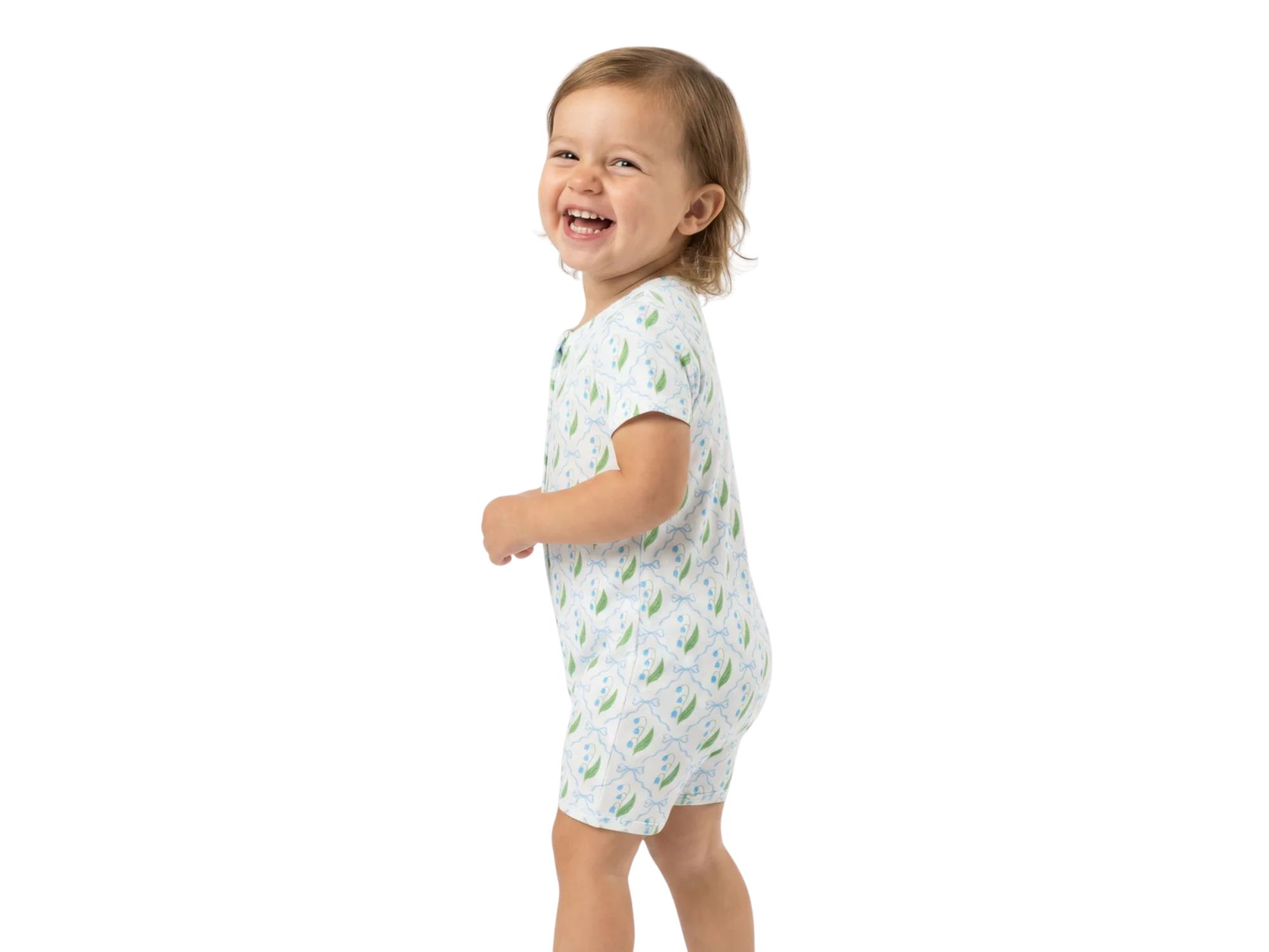 Girls' Bluebell Bows Bamboo Sleeper - Baby — Image 7