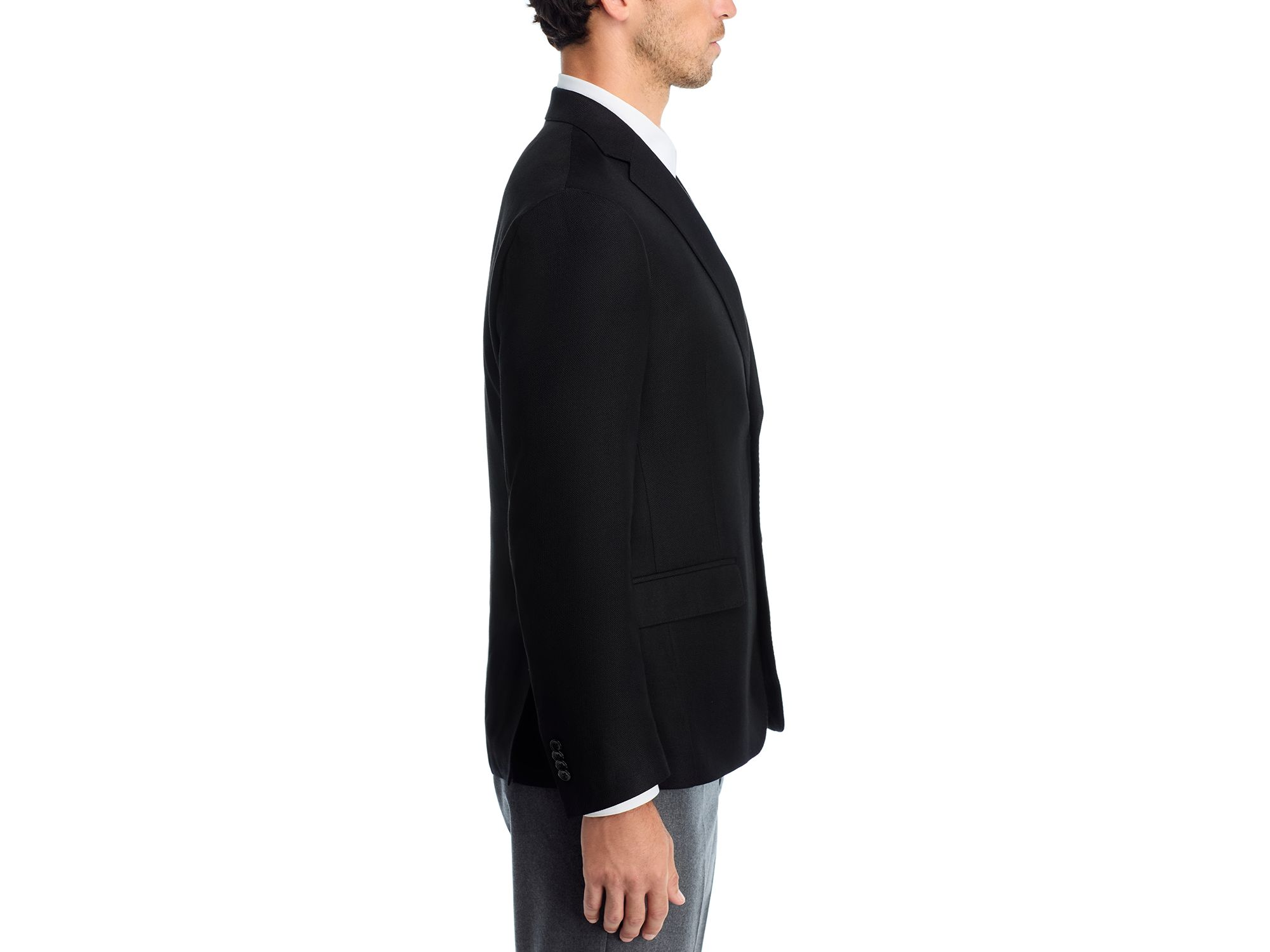 Textured Solid Regular Fit Sport Coat - Exclusive — Image 5