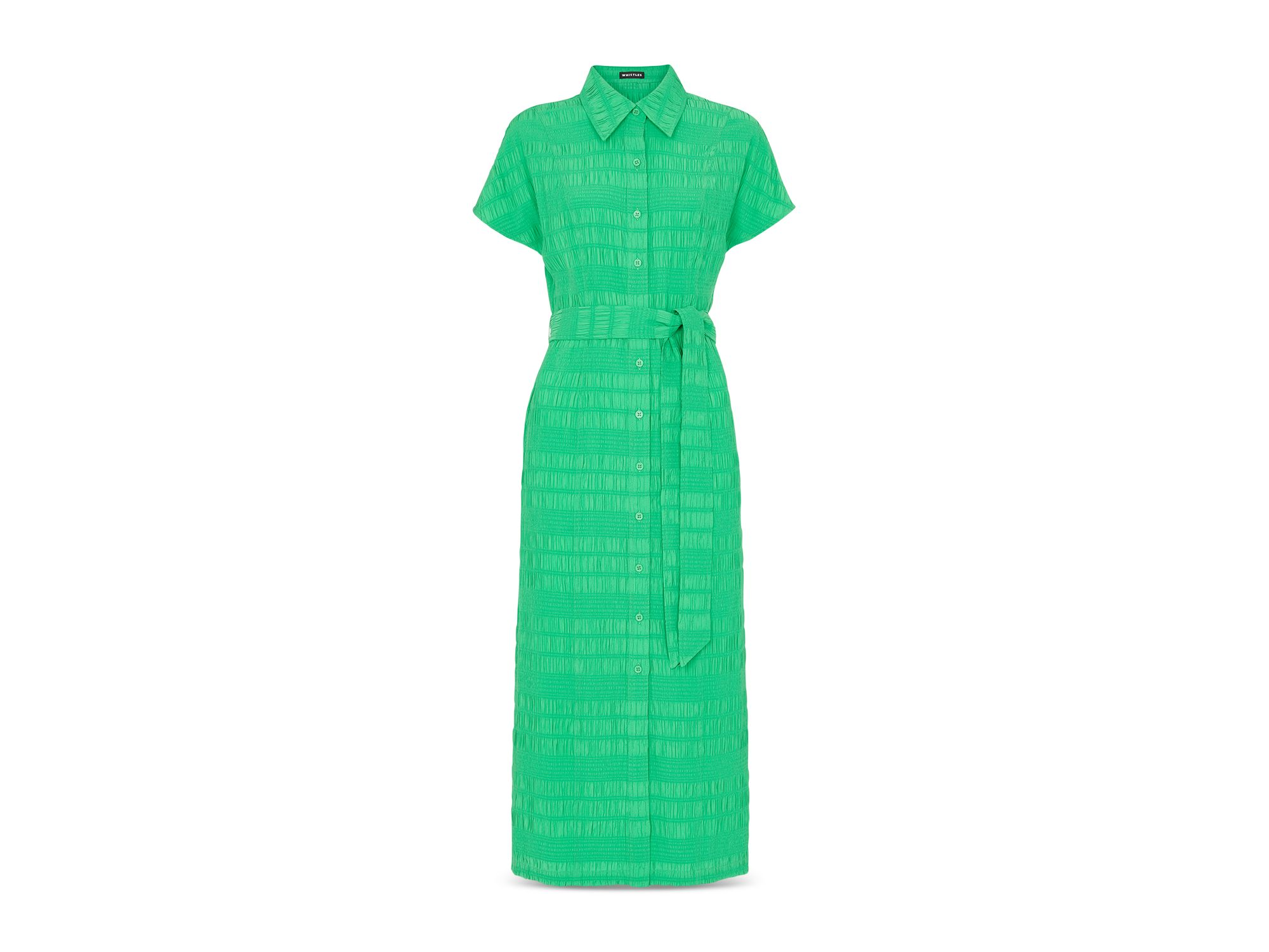 Millie Textured Shirt Dress — Image 3