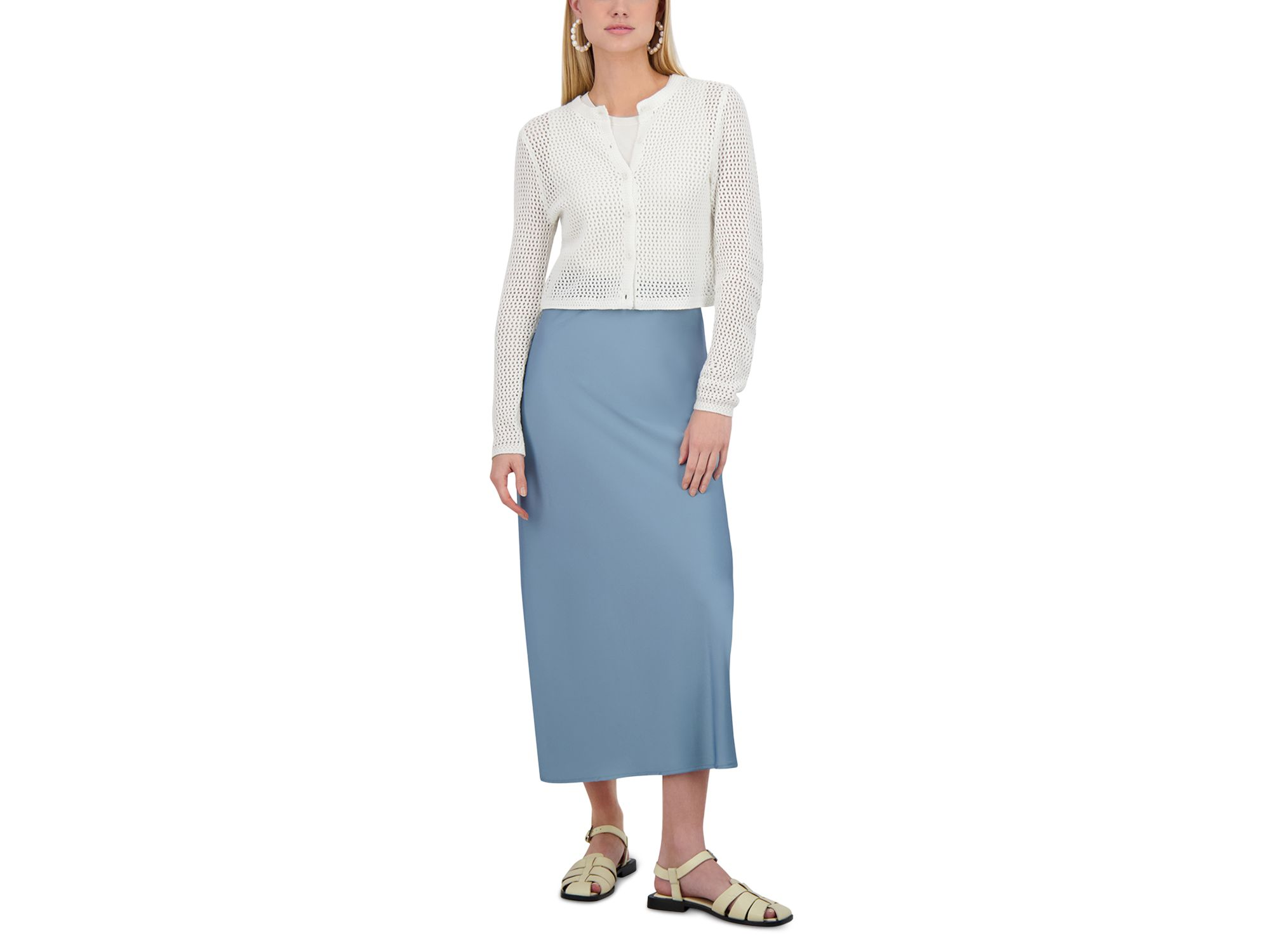 Wide Knit Cardigan — Image 5