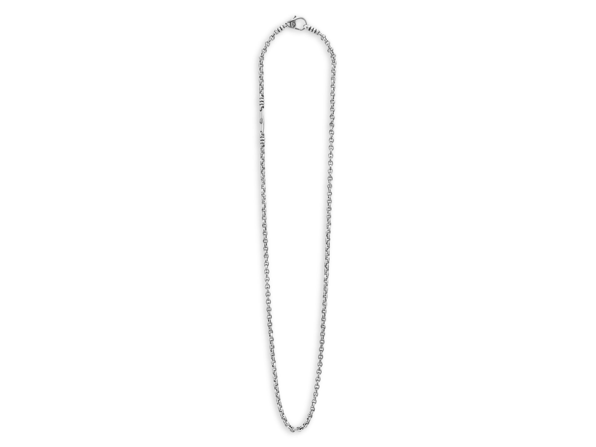 Men's Sterling Anthem Double Link Caviar Chain Necklace Collection - Exclusive — Image 4