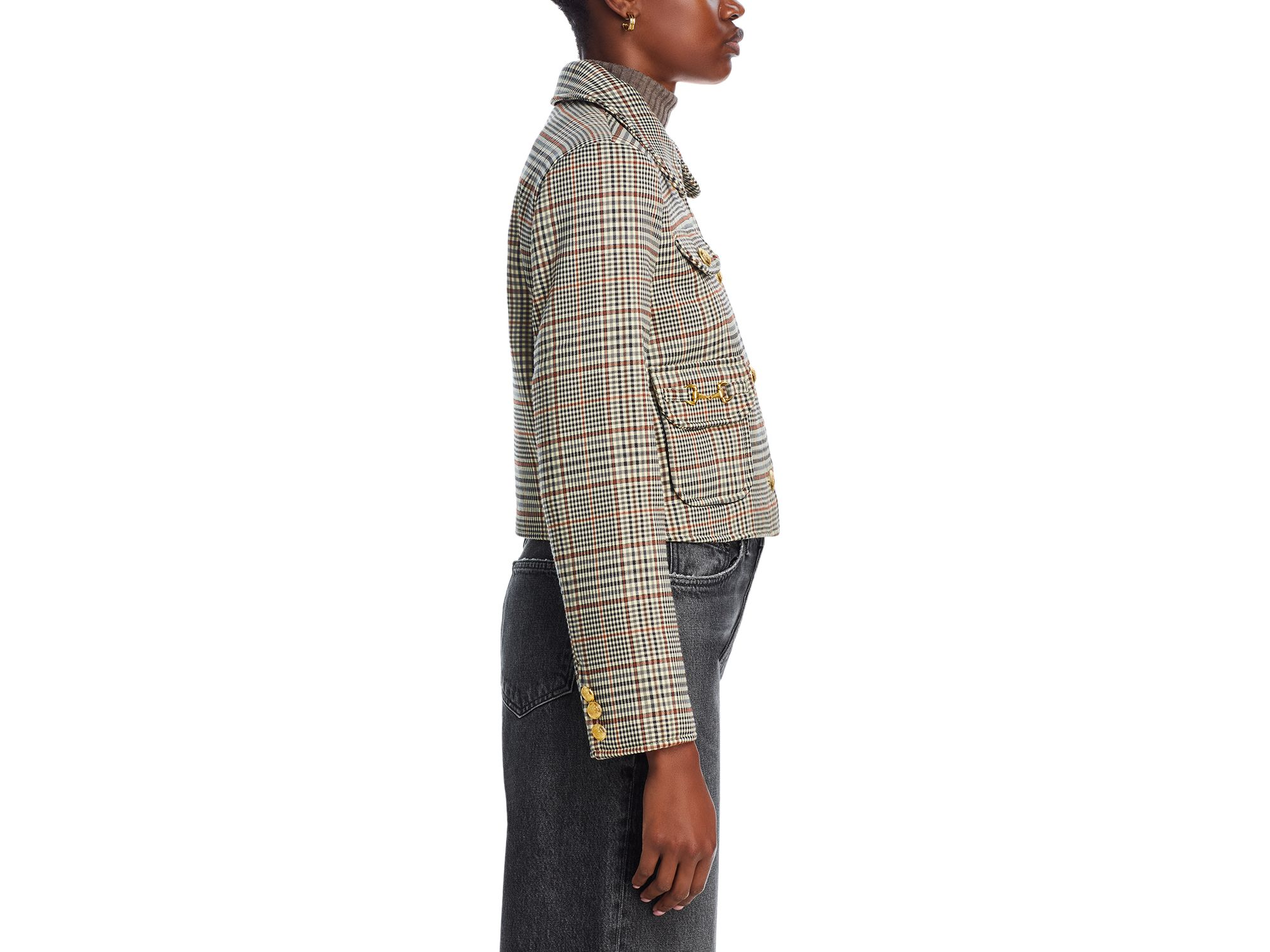 Plaid Four Pocket Jacket — Image 6