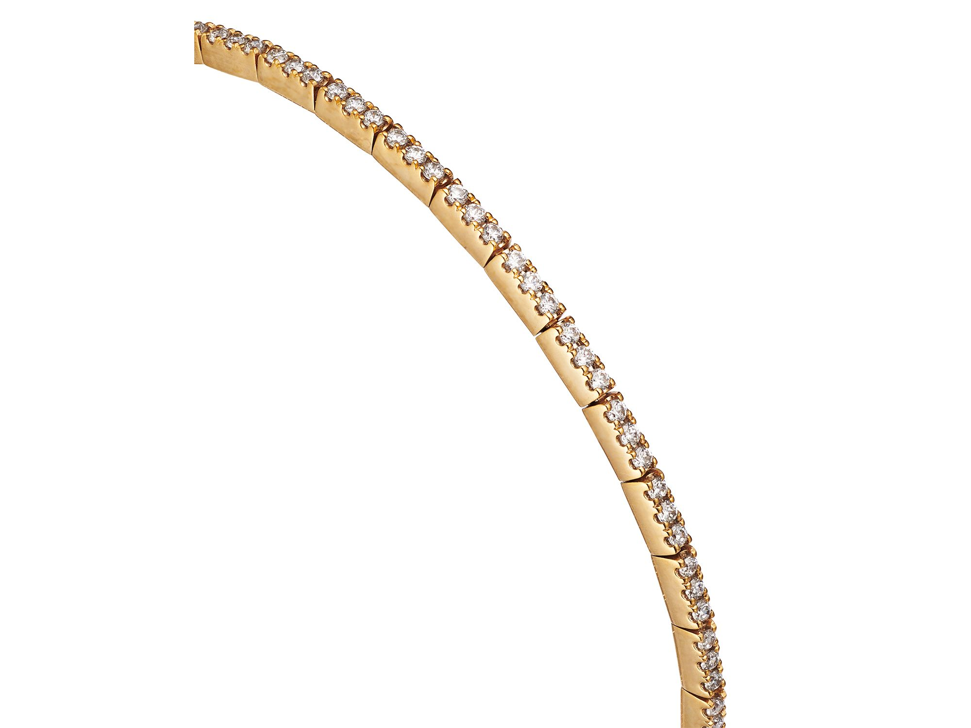 Diamond Tennis Bracelet in 14K White Gold, 1.0 tcw — Image 3