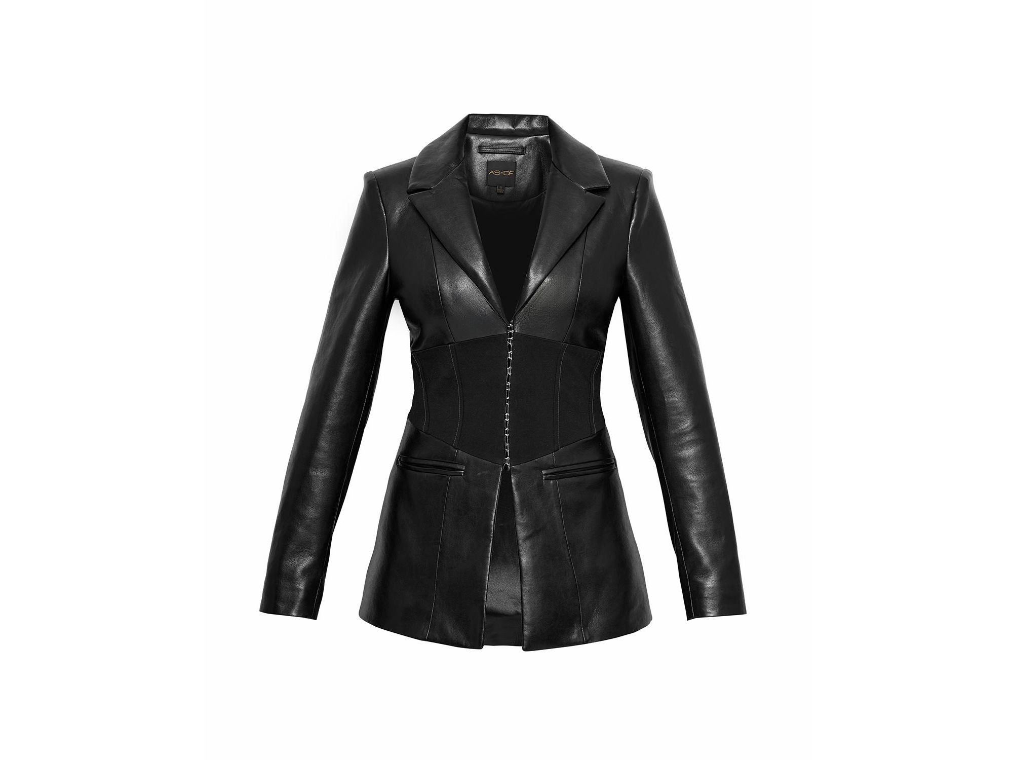 Amour Recycled Leather Blazer — Image 5