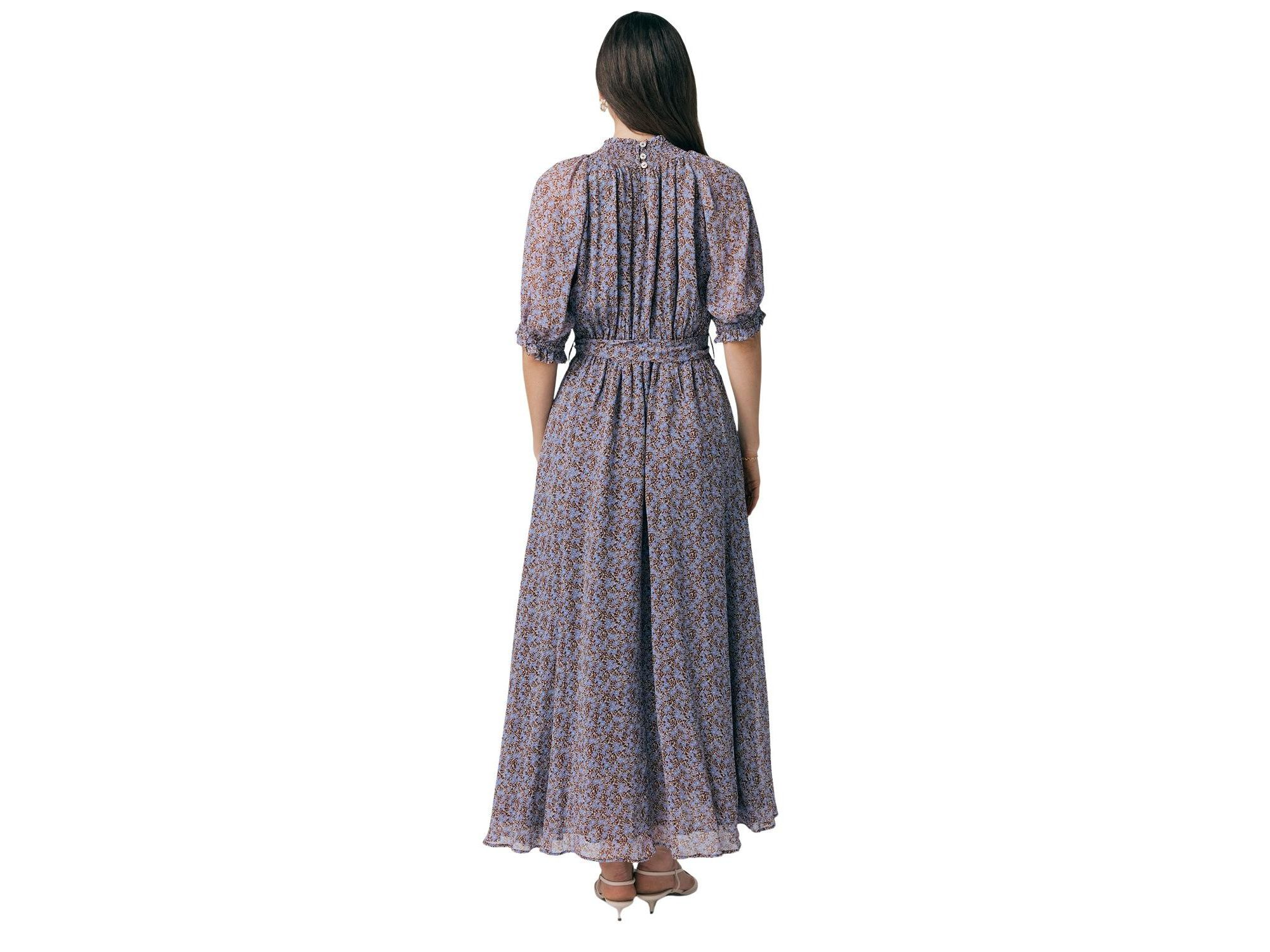 Effie Georgette Ditsy Midi Dress — Image 4