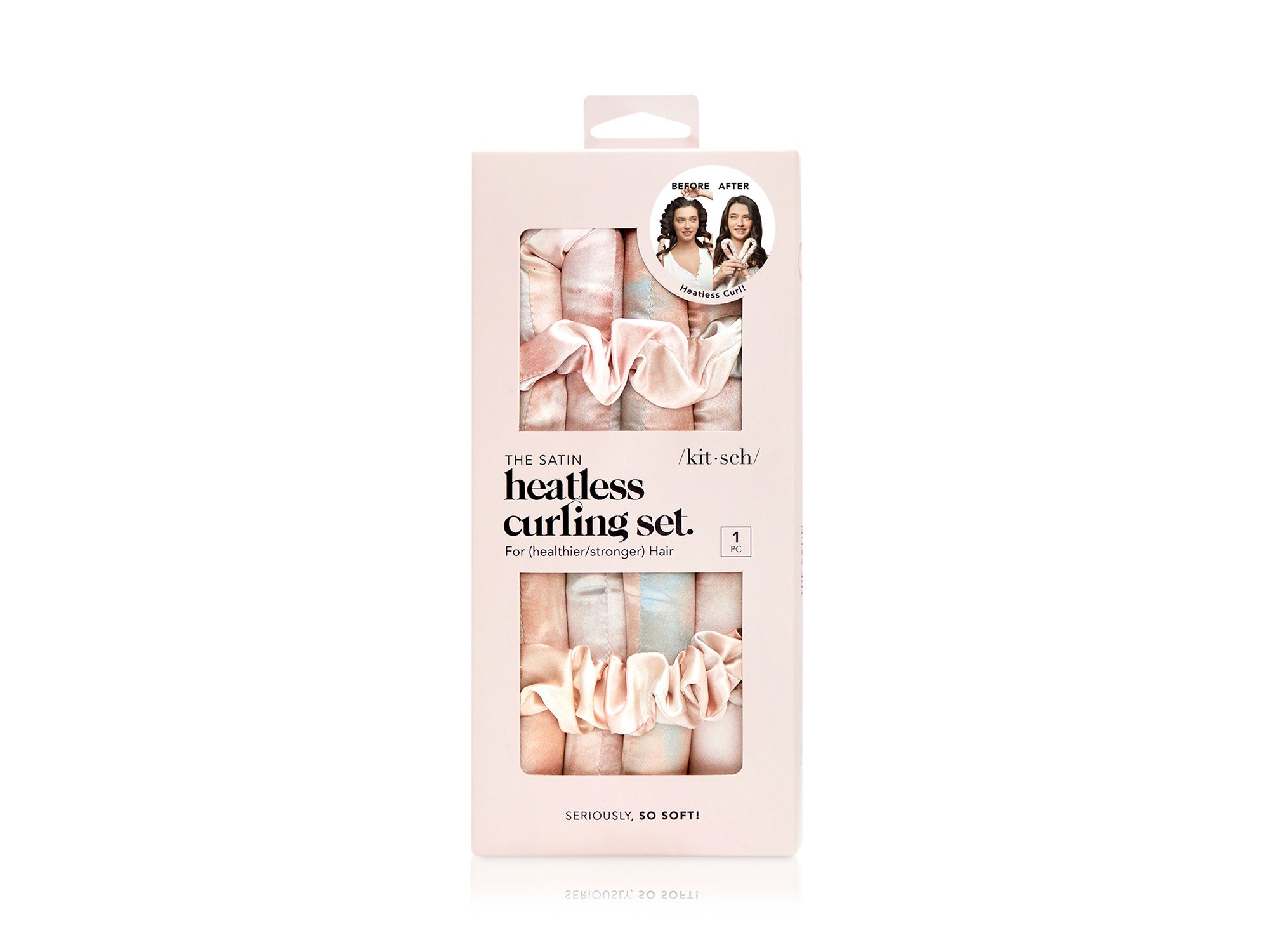 Satin Heatless Curling Set - Sunset Tie Dye — Image 3