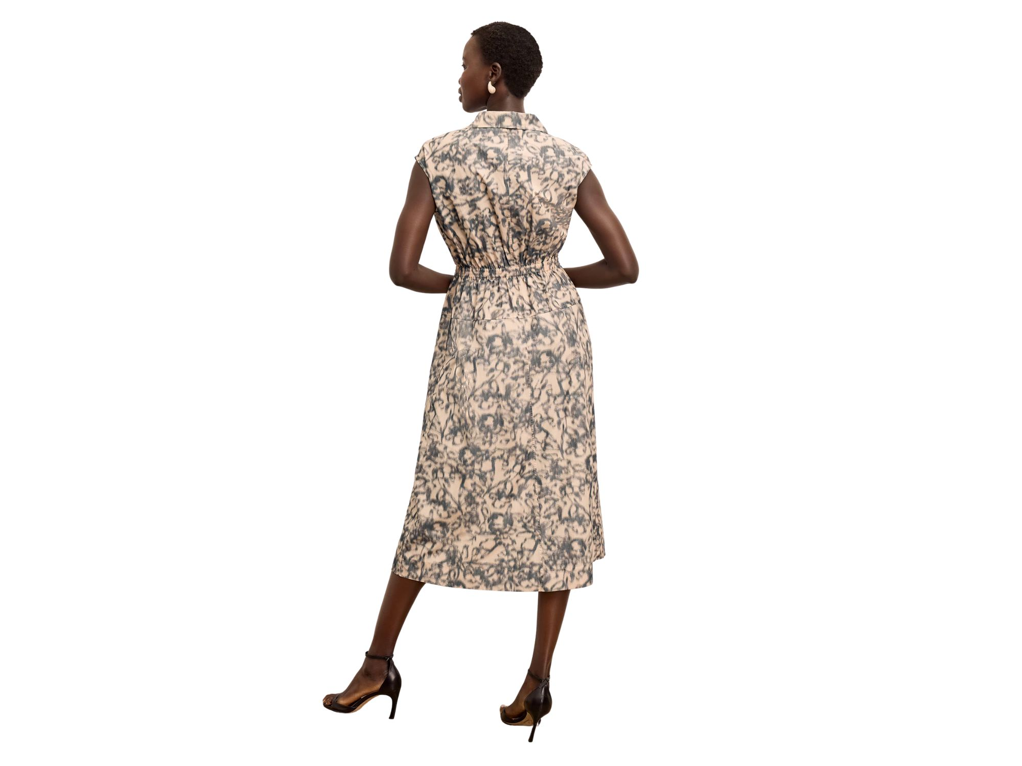 Cira Women's Warped Floral Shirt Dress — Image 4