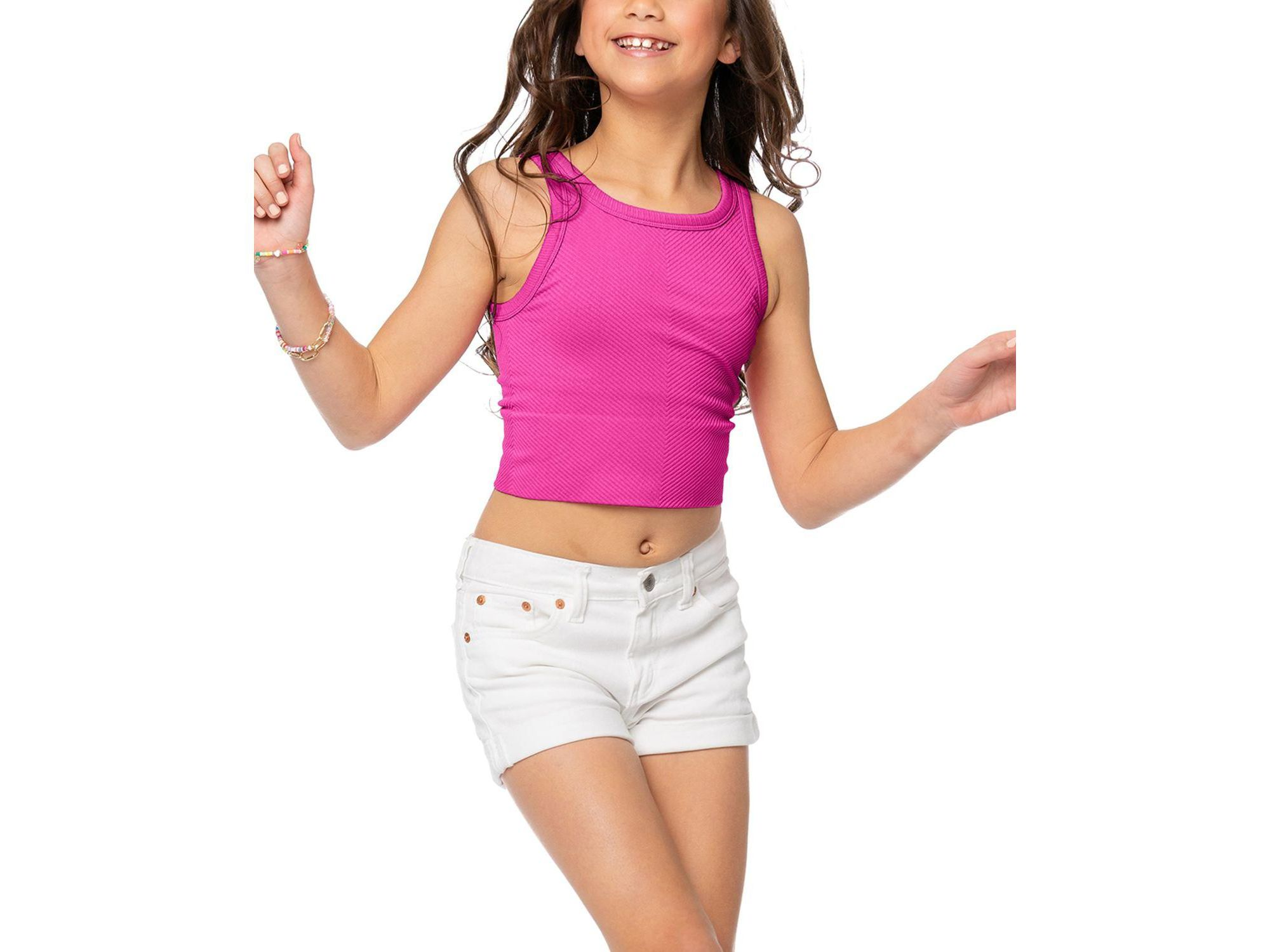 One Size Chevron Sleeveless Top - Big Kid — Image 3