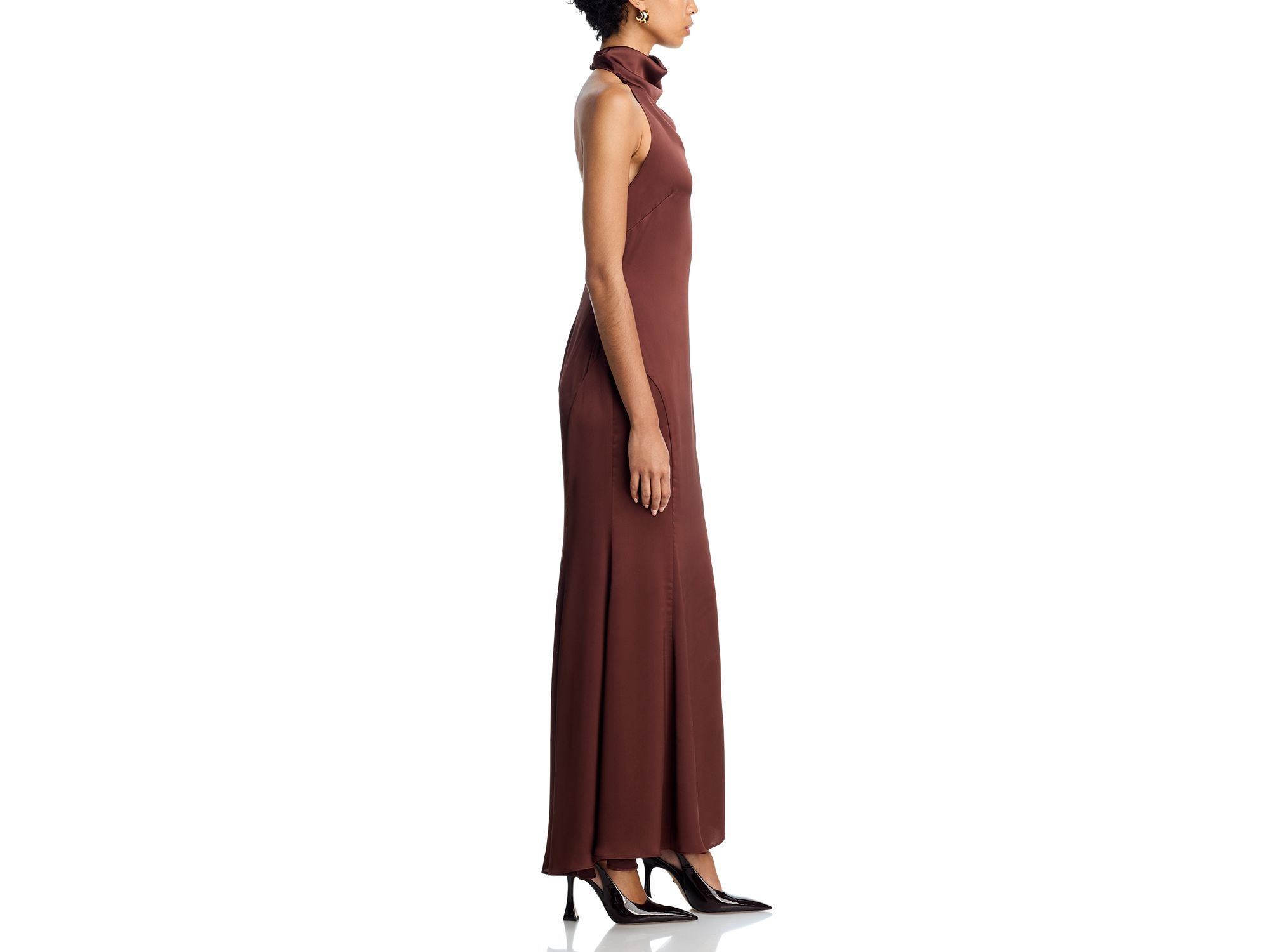 Satin Guest of Maxi Dress — Image 5