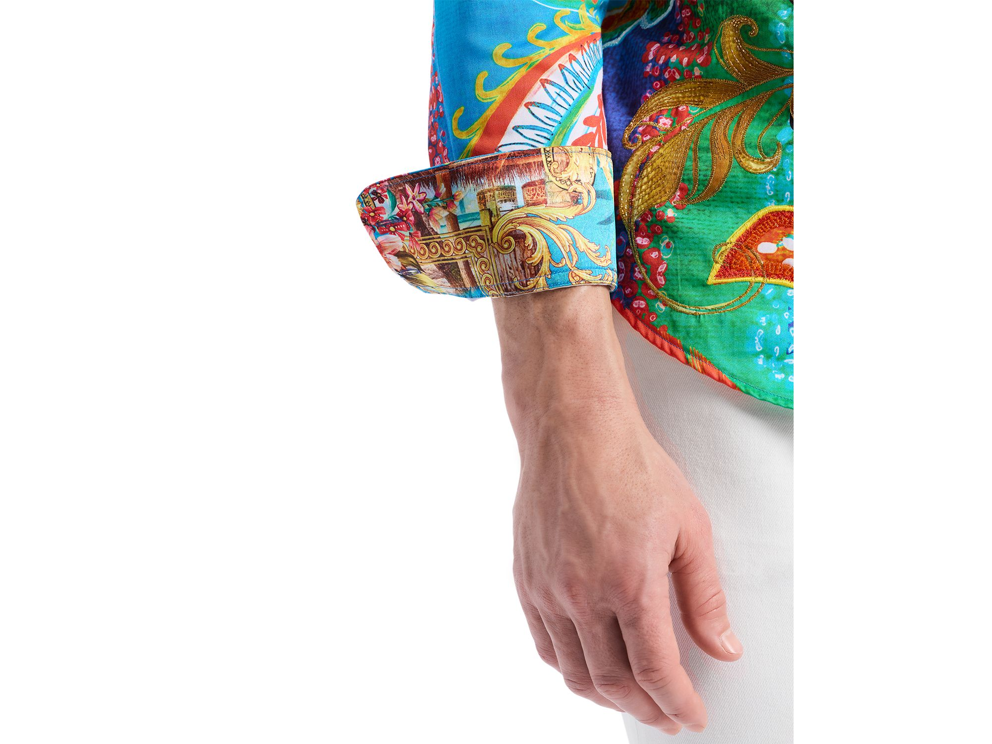 Classic Fit Paisley Woven Shirt — Image 5