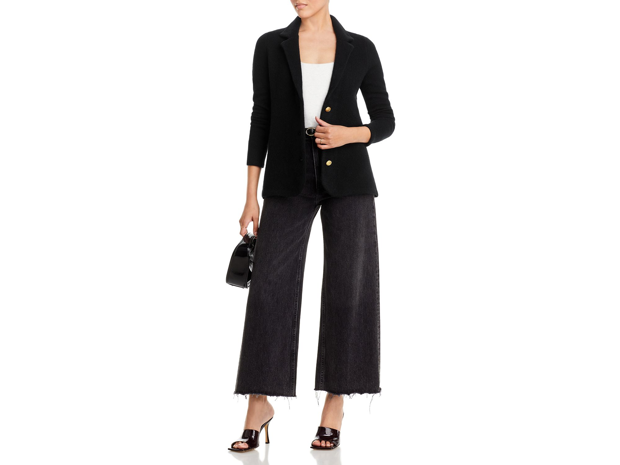 100% Cashmere Notch Lapel Blazer - Exclusive — Image 12