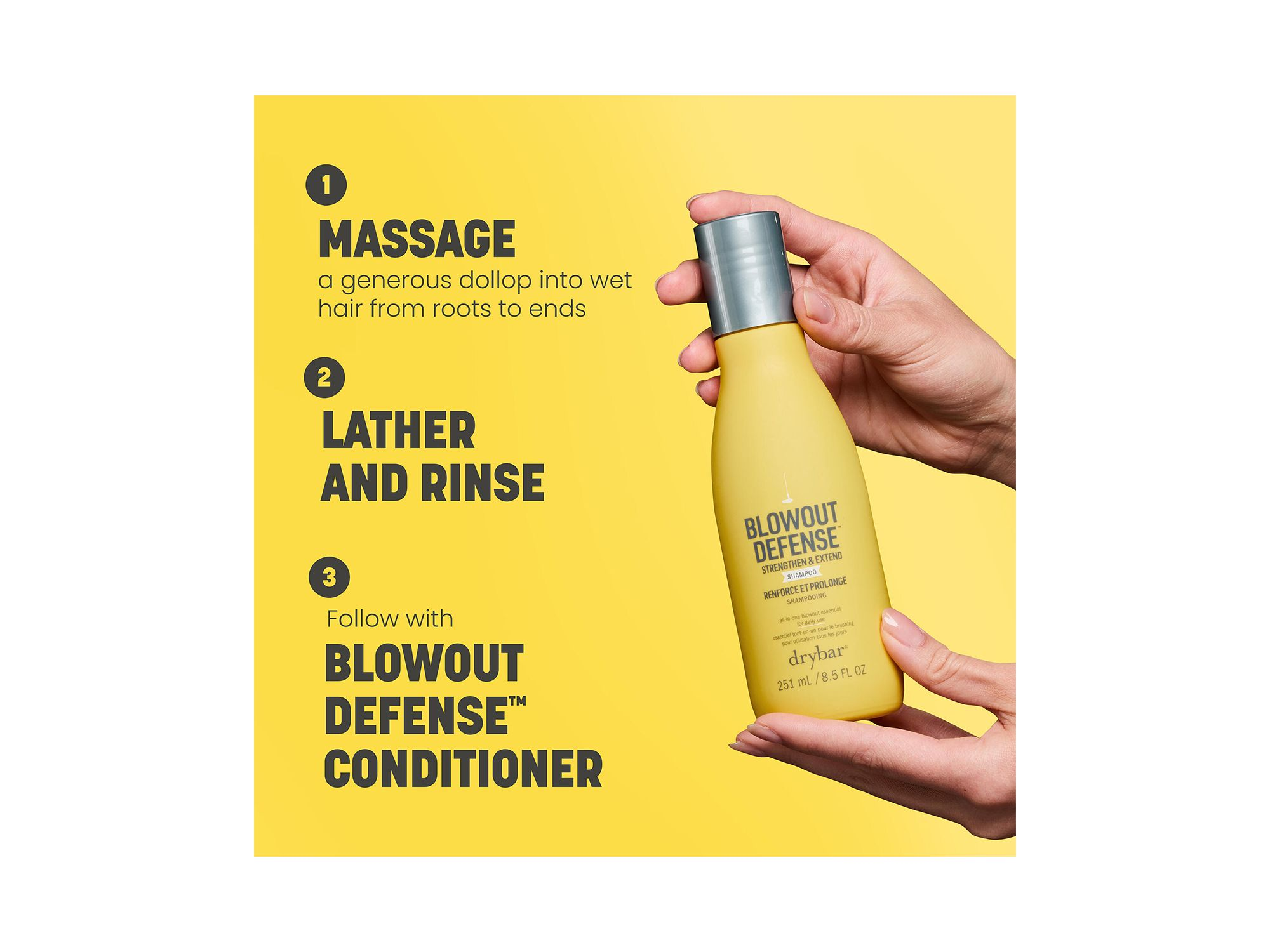 Blowout Defense Strengthen & Extend Shampoo 8.5 oz. — Image 7