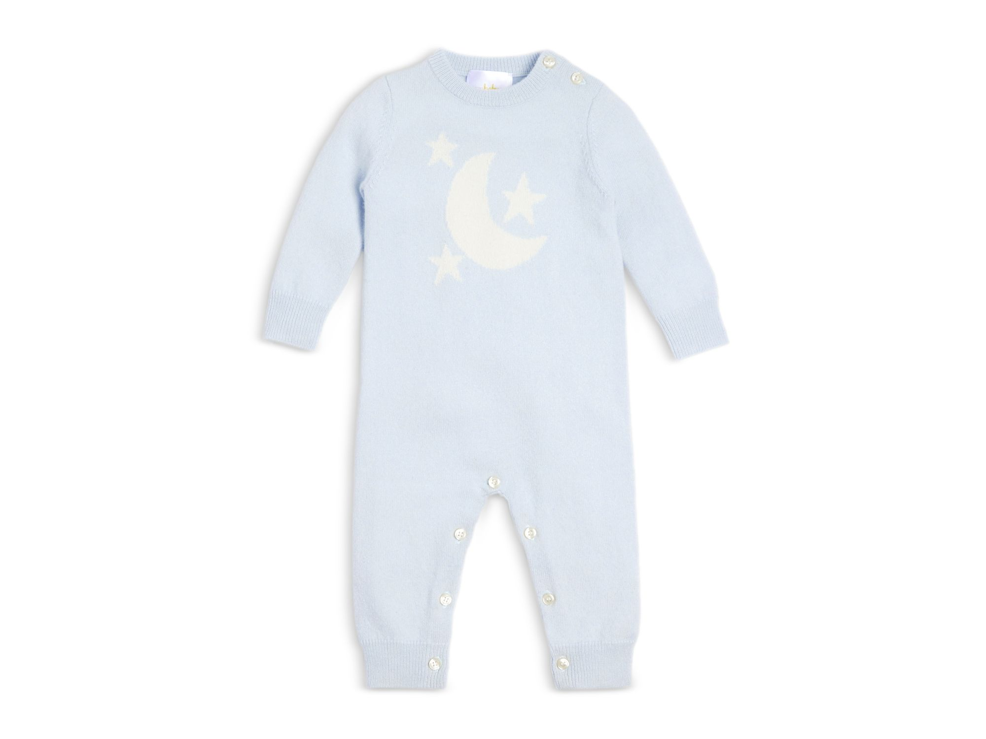 Unisex Cashmere Moon and Stars Coverall, Baby - Exclusive — Image 3