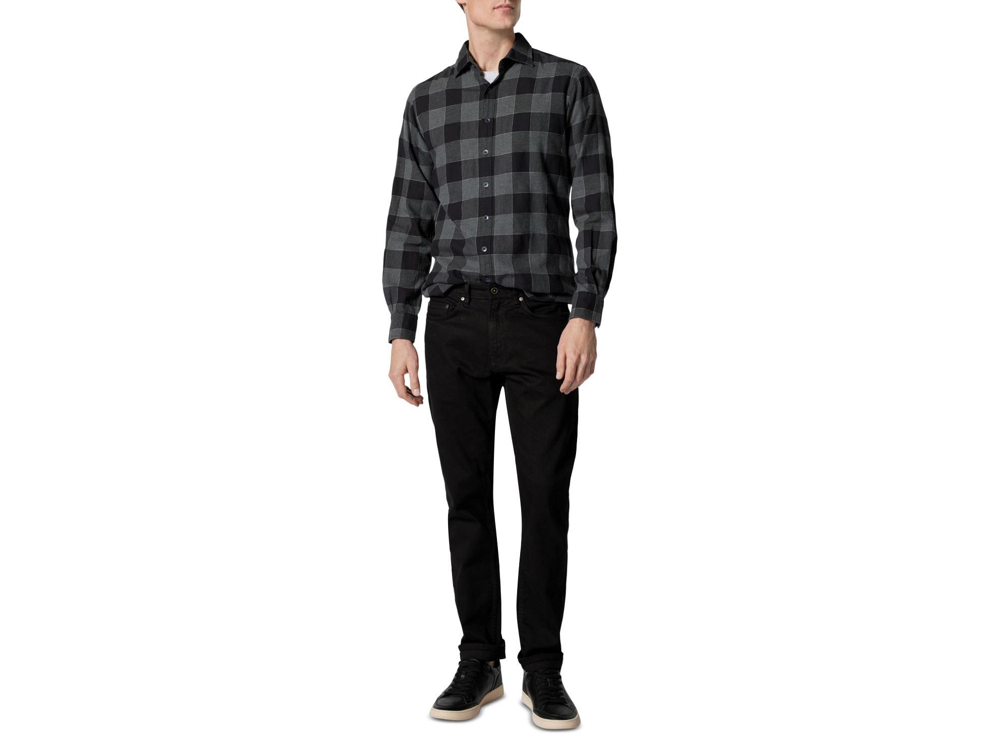 Riverstone Plaid Slim Fit Shirt — Image 5
