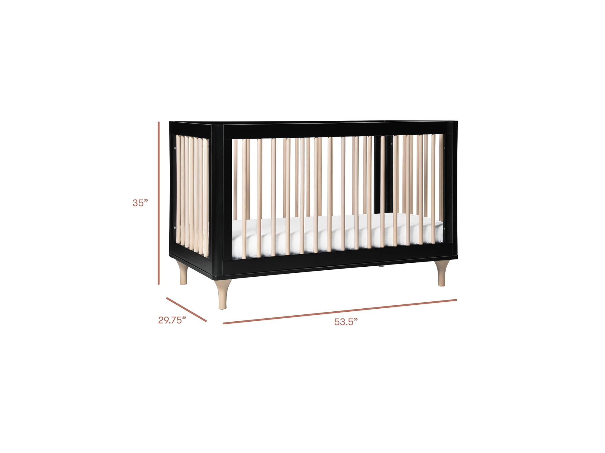 Lolly 3-in-1 Convertible Crib with Toddler Bed Conversion Kit — Image 19
