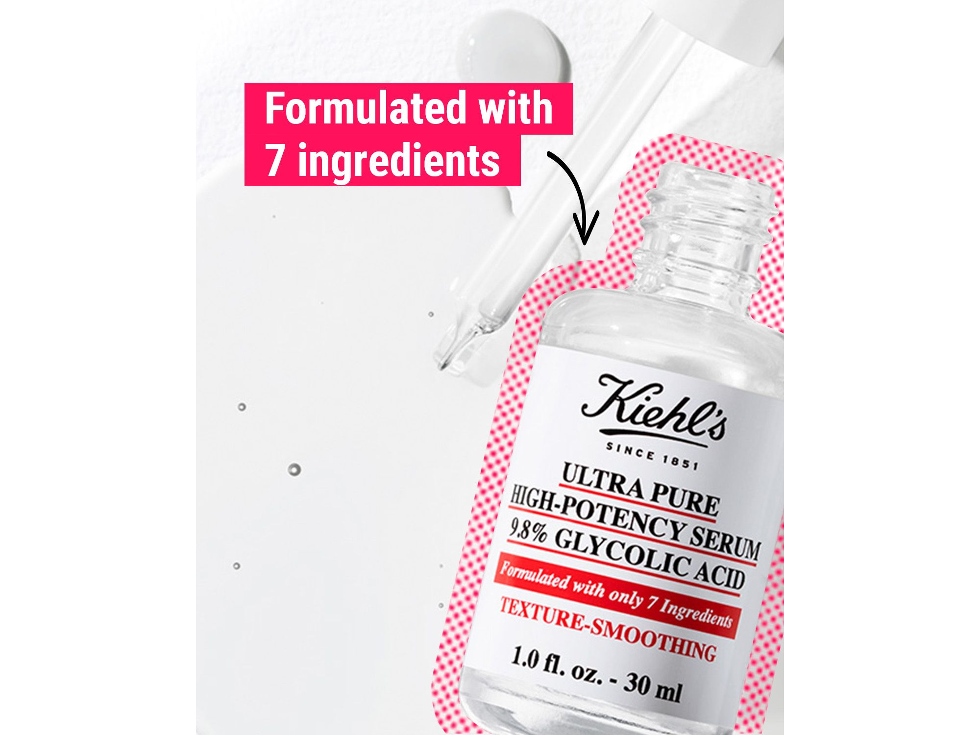 Ultra Pure High-Potency Serum 9.8% Glycolic Acid 1 oz. — Image 5