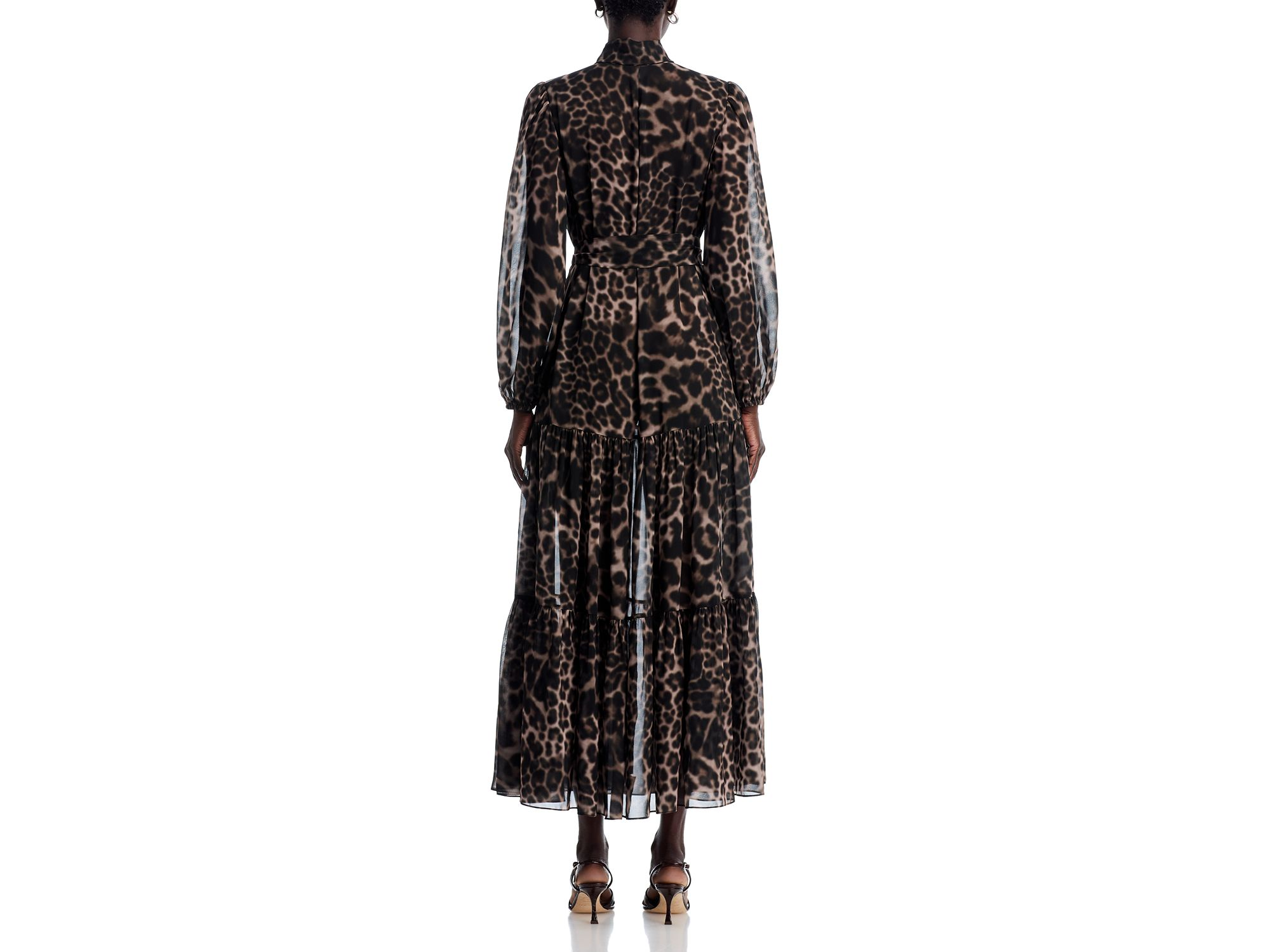Baird Tie Neck Maxi Dress — Image 5
