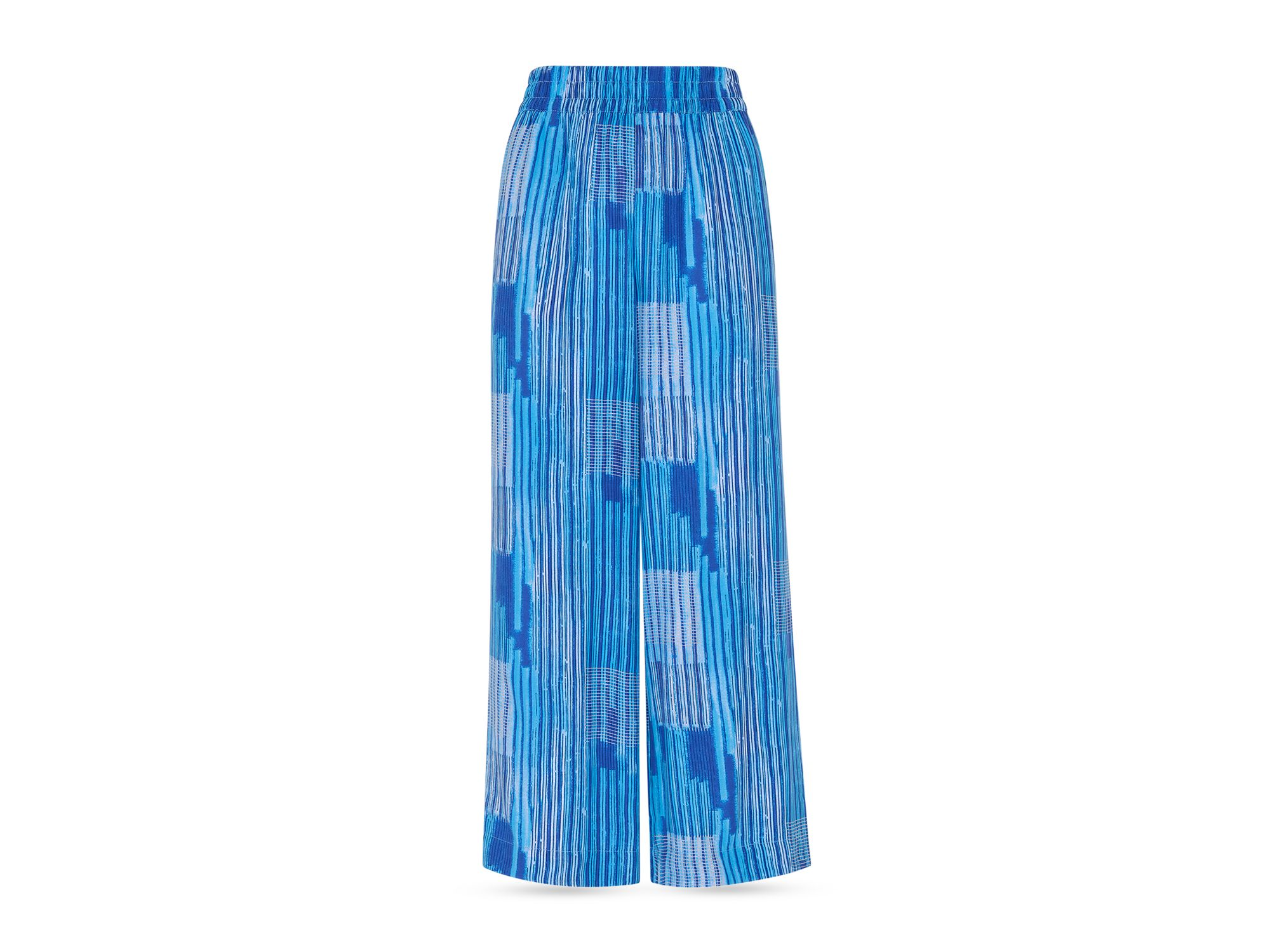 Stripe Print Cropped Pants — Image 3