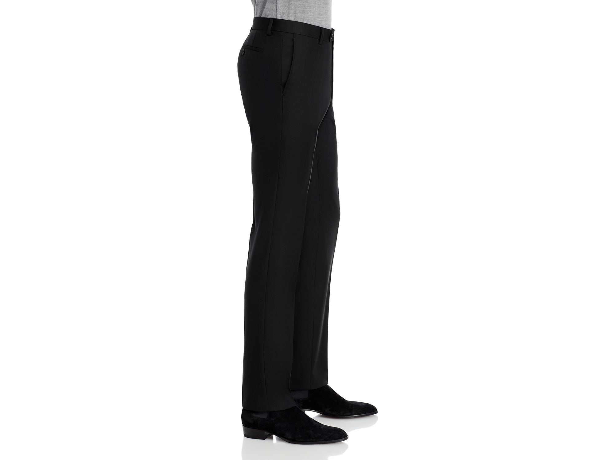 Wool Slim Fit Suit Pants — Image 8