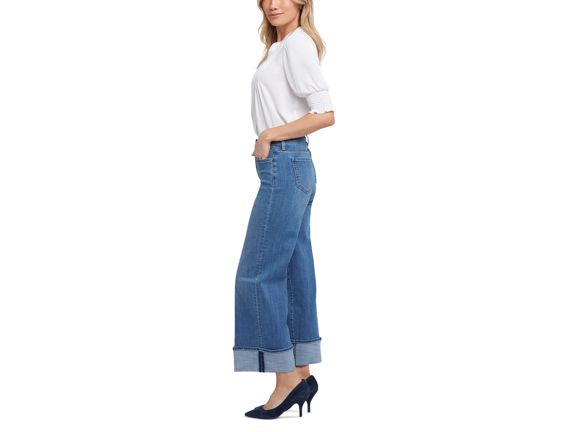 Teresa Wide Leg Jeans in Stillwater — Image 5
