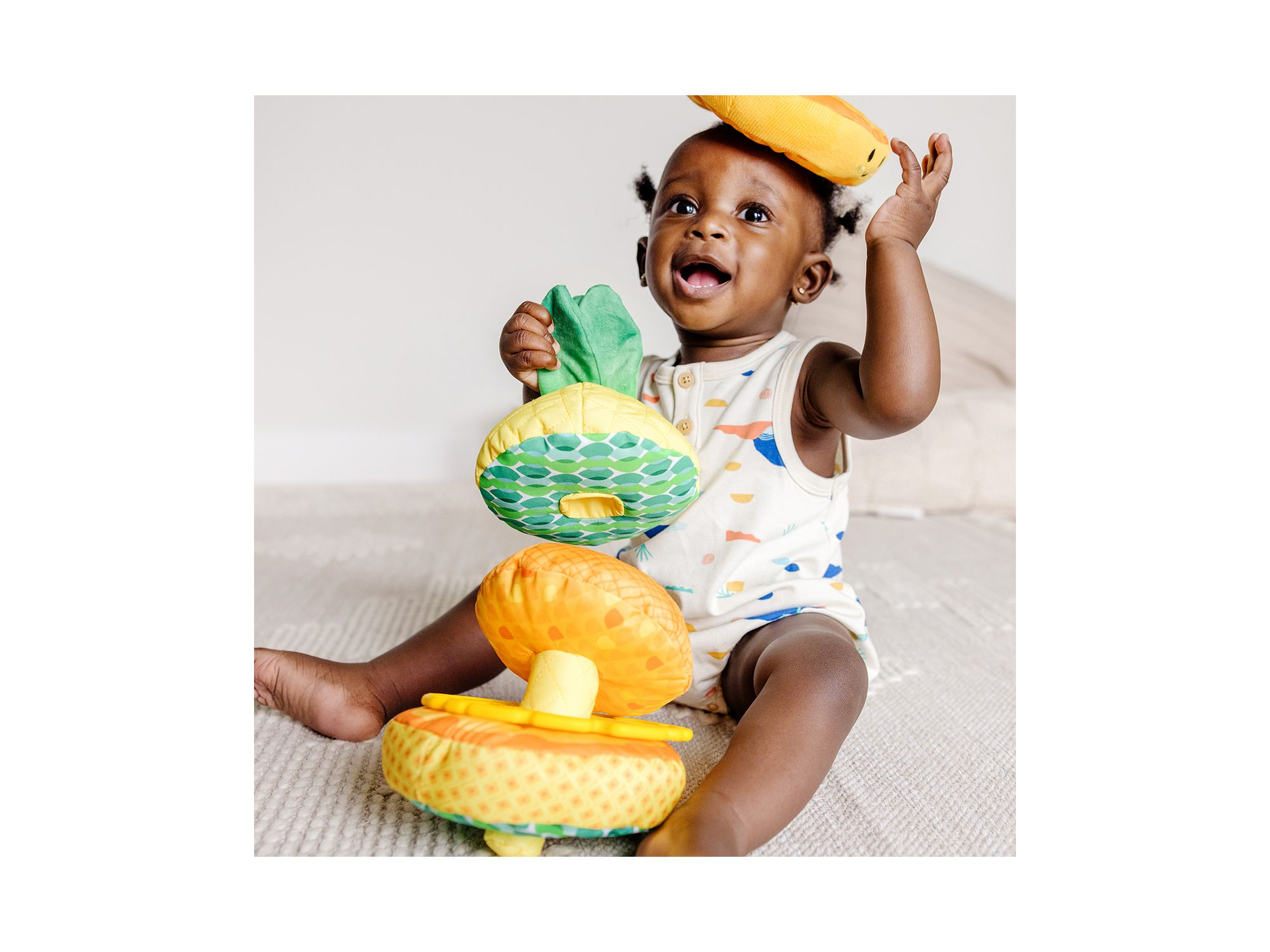 Pineapple Soft Stacker - Ages 6+ Months — Image 5