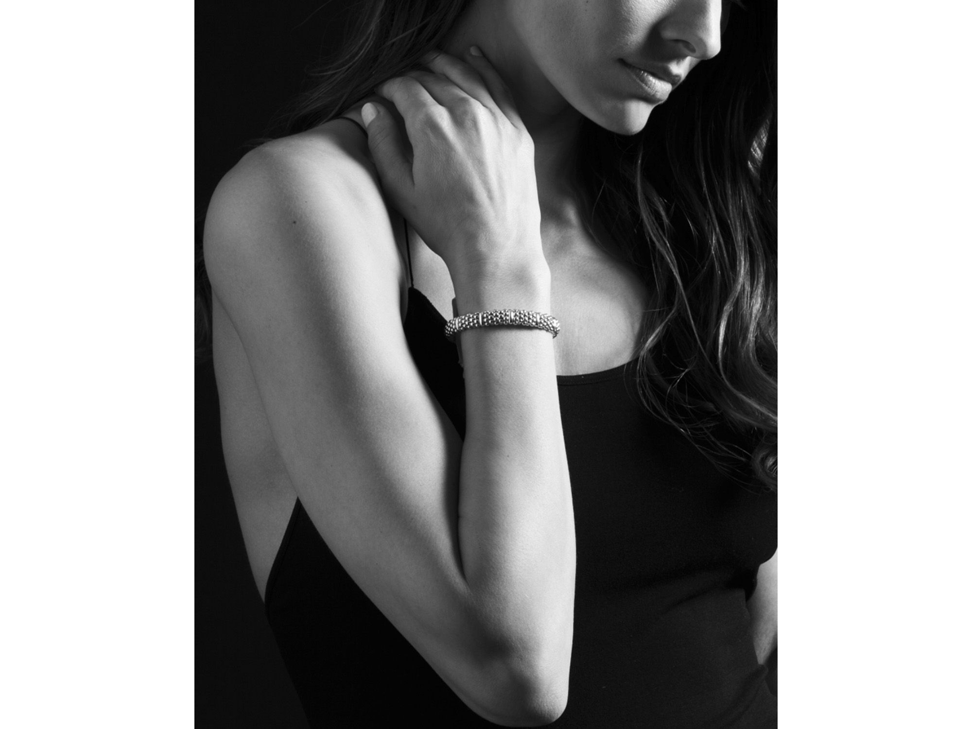 Sterling Caviar Beaded Rope Bracelet — Image 4