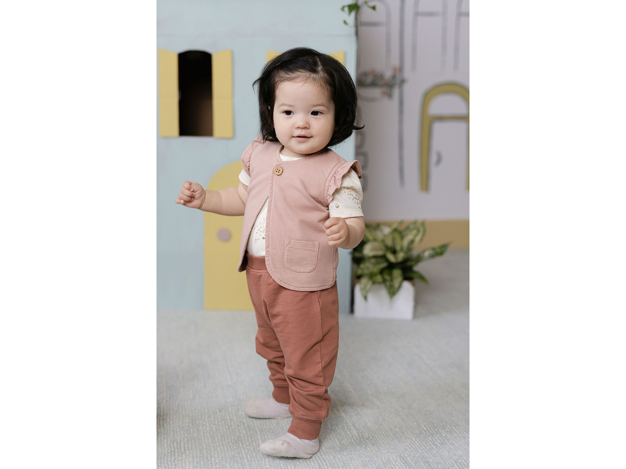 Unisex French Terry Harem Pants - Baby — Image 4