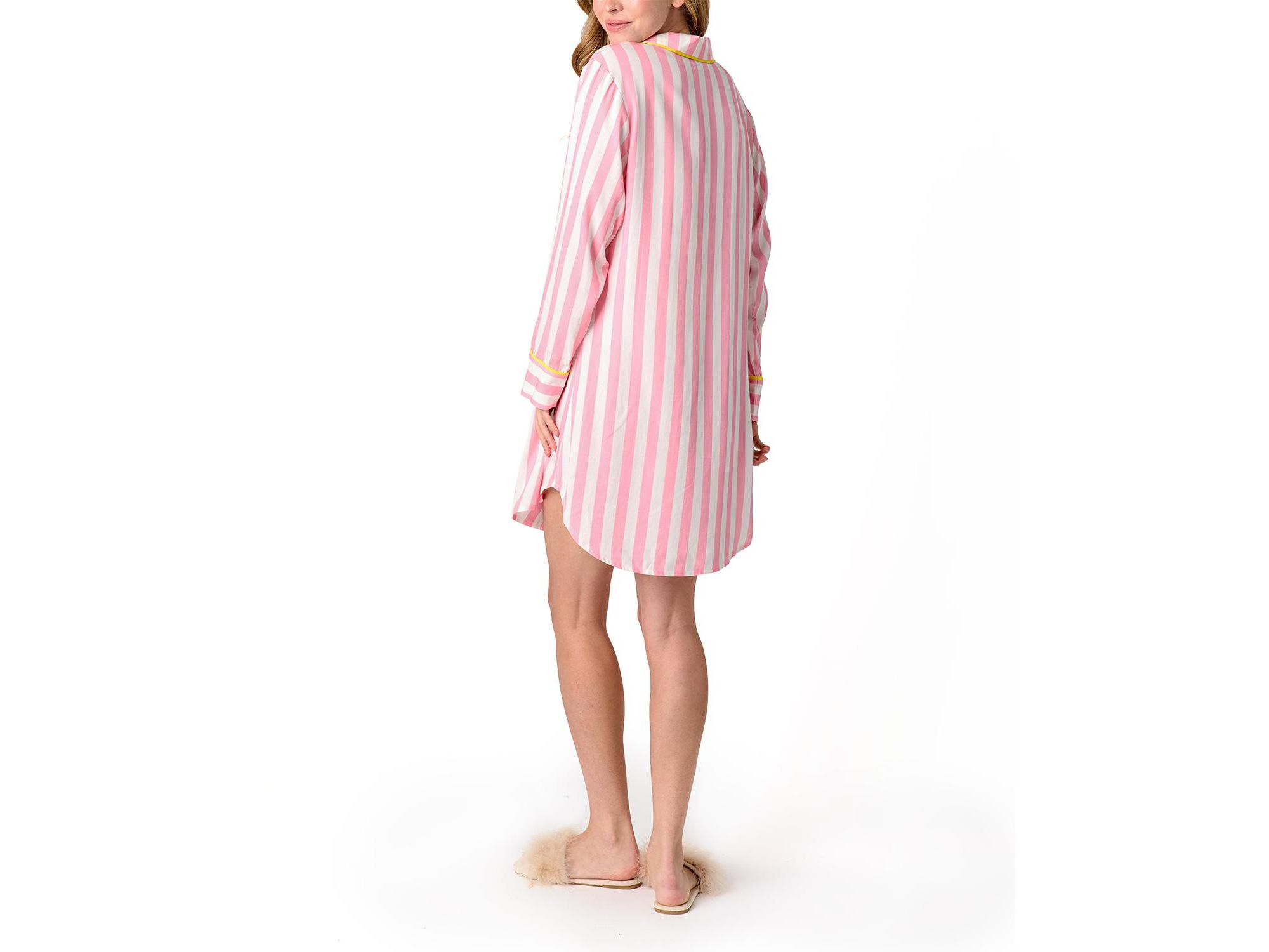 Retro Stripe Sleep Shirt — Image 3