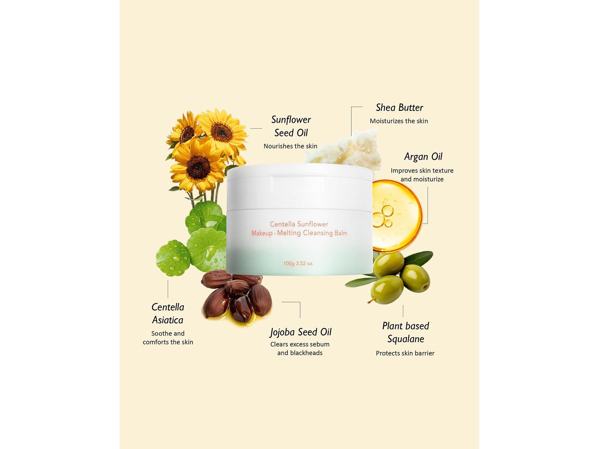 Centella Sunflower Makeup-Melting Cleansing Balm — Image 6