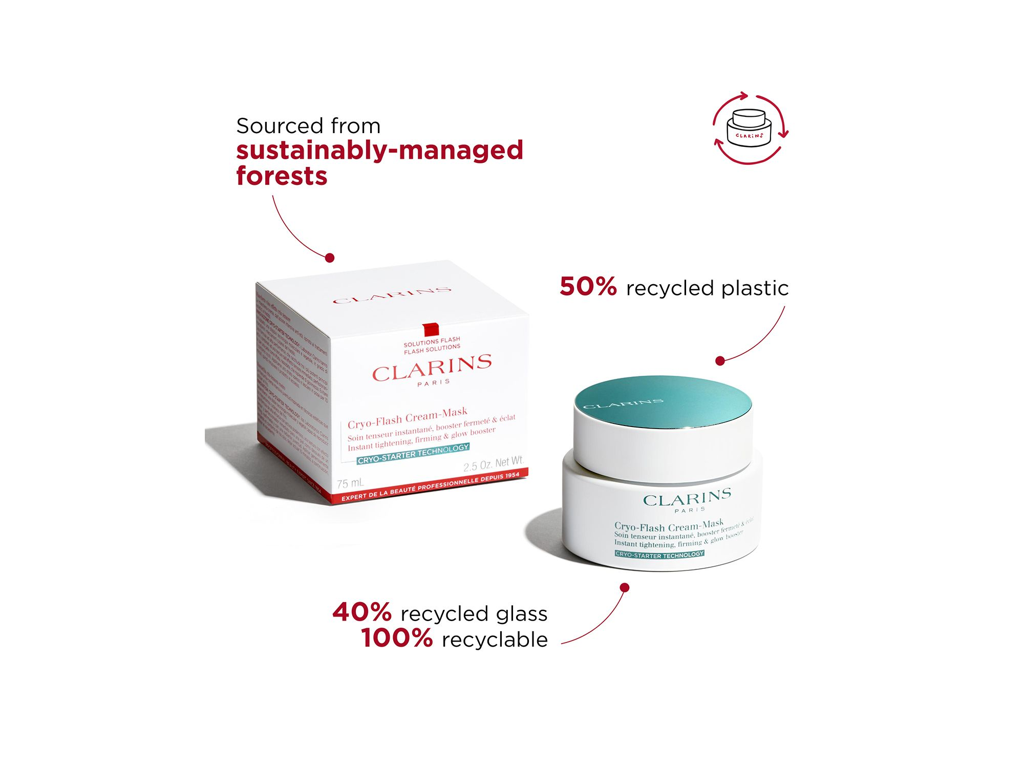 Cryo Flash Instant Lift Effect & Glow Boosting Face Mask 2.5 oz. — Image 21