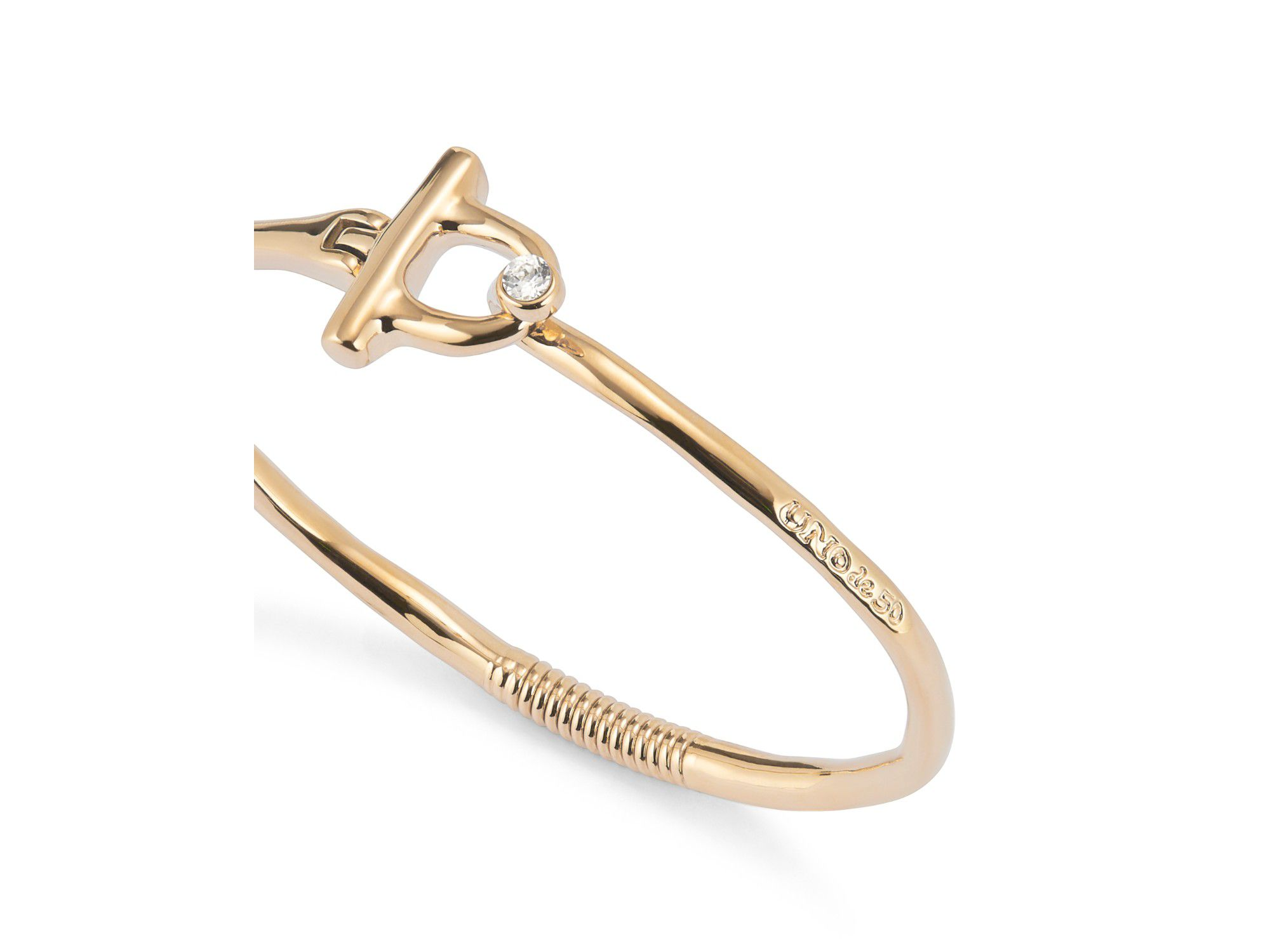 White Topaz Bangle Bracelet — Image 3