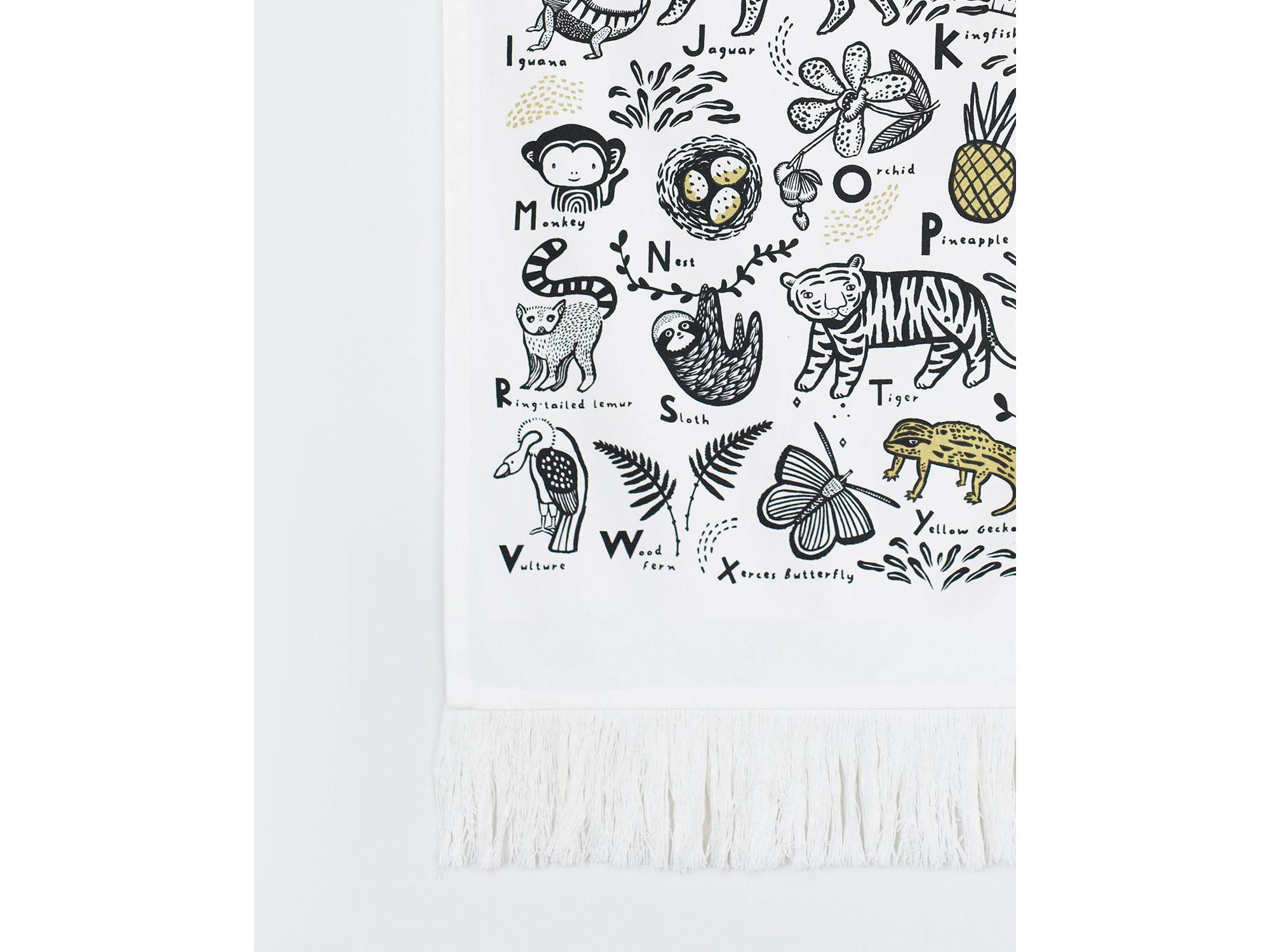 Jungle Alphabet Printed Tapestry - All Ages — Image 3