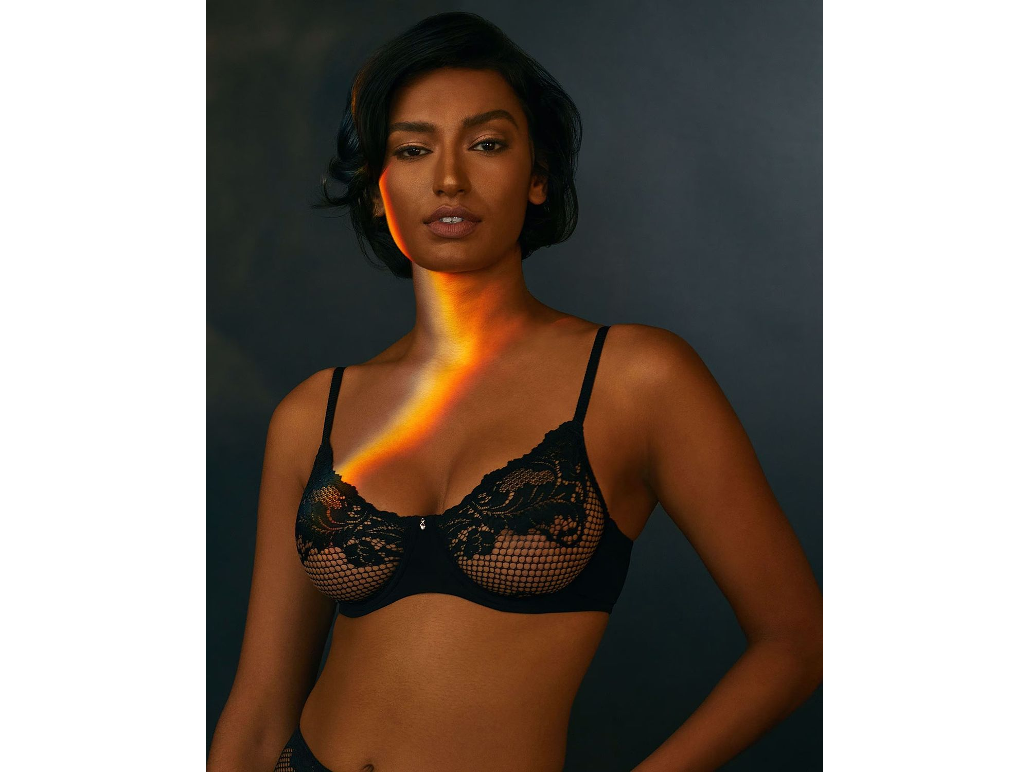 Lace Allure Unlined Underwire Demi Bra — Image 5