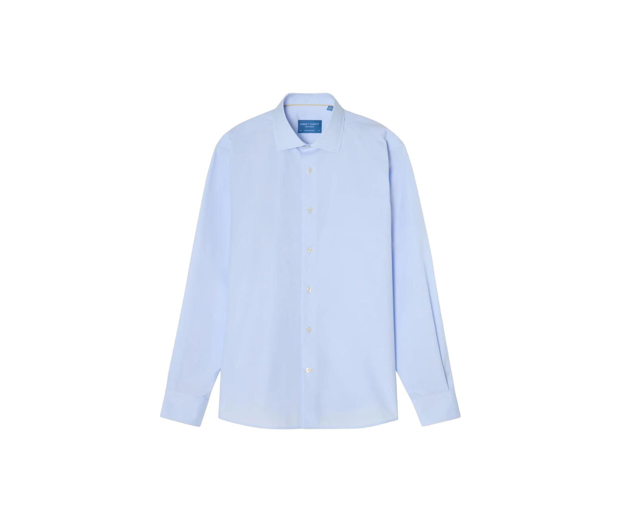 Reynolds Light Weight Poplin Classic Fit Shirt — Image 5