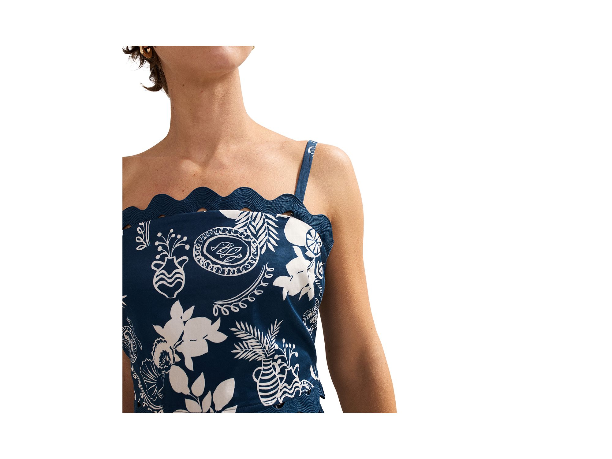 Evalina Print Top — Image 5