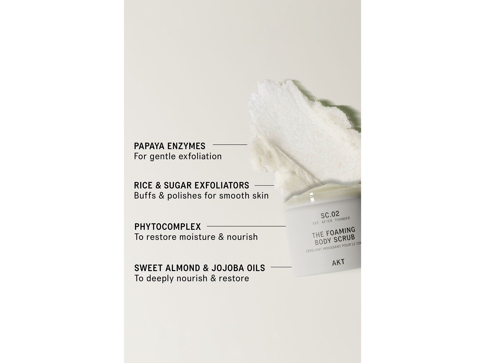 The Foaming Body Scrub SC.02 EXT. After Thunder 8.45 oz. — Image 5