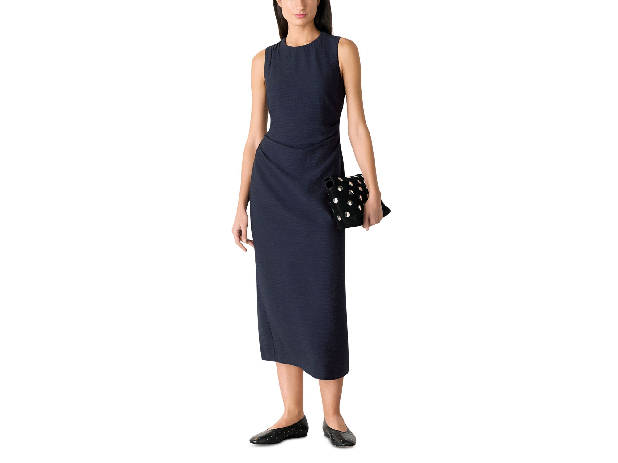 Nora Textured Midi Dress — Image 5