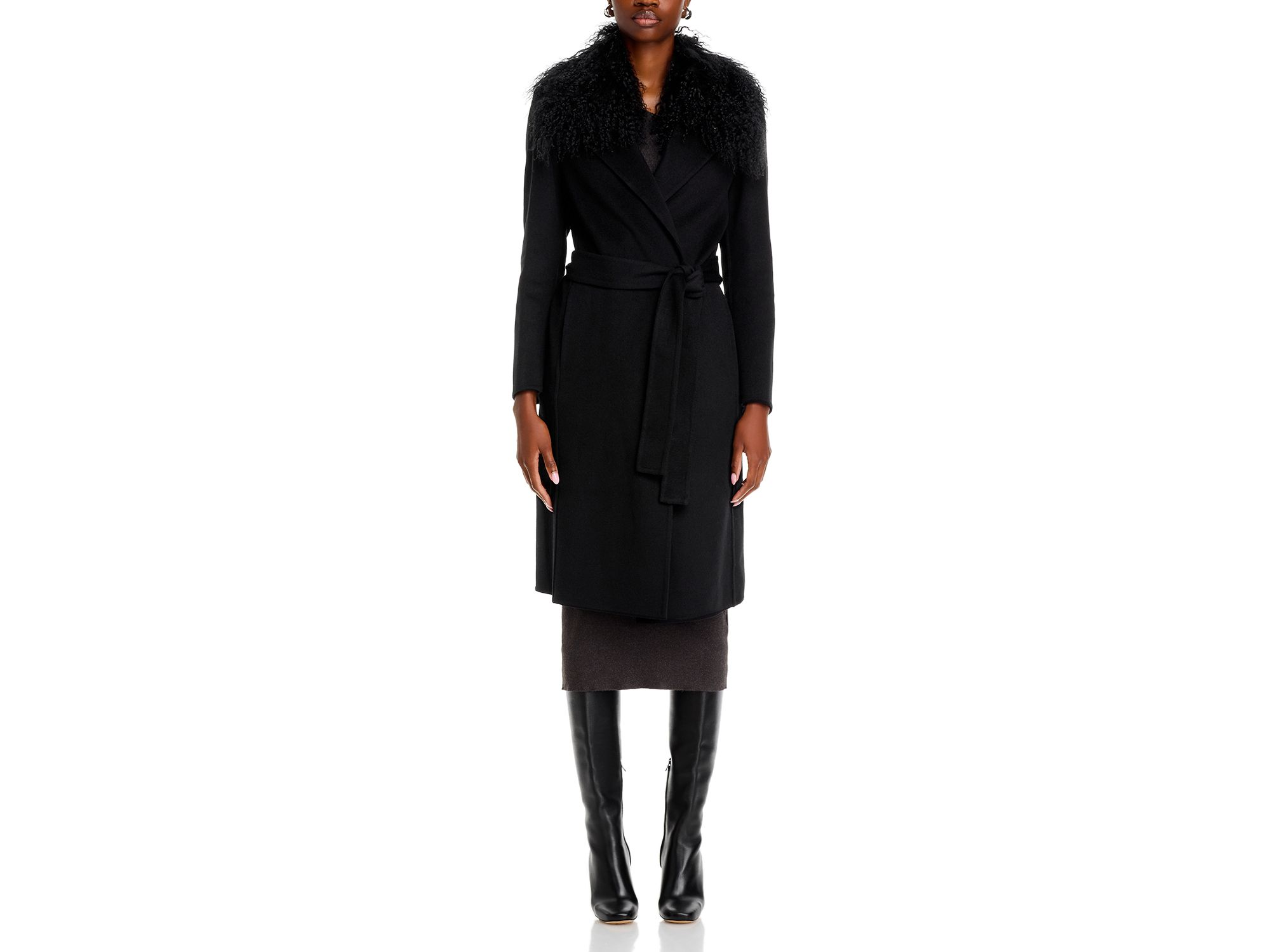 Shirley Shearling Collar Coat — Image 5