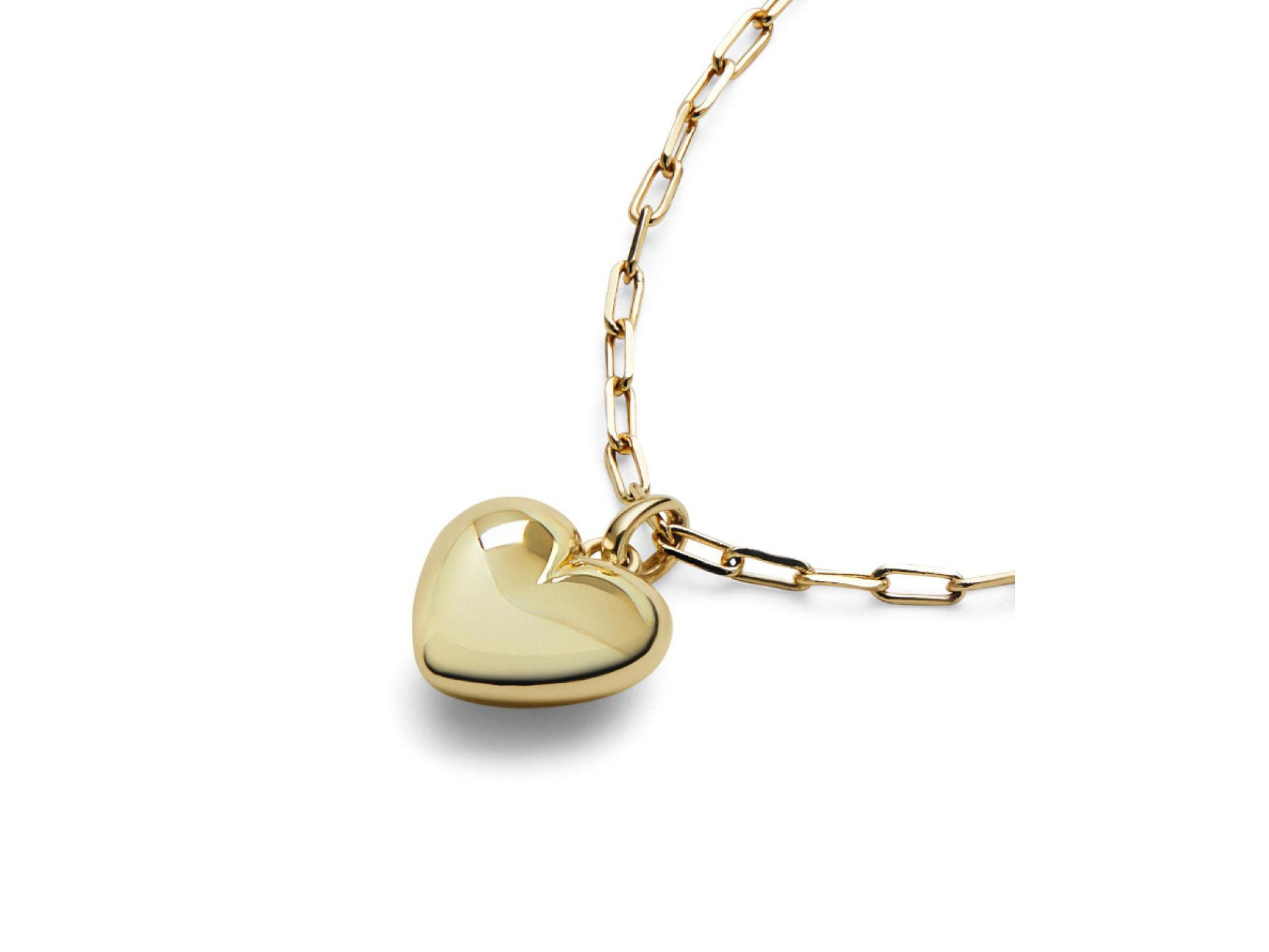 Puffed Heart Necklace - Lev — Image 7